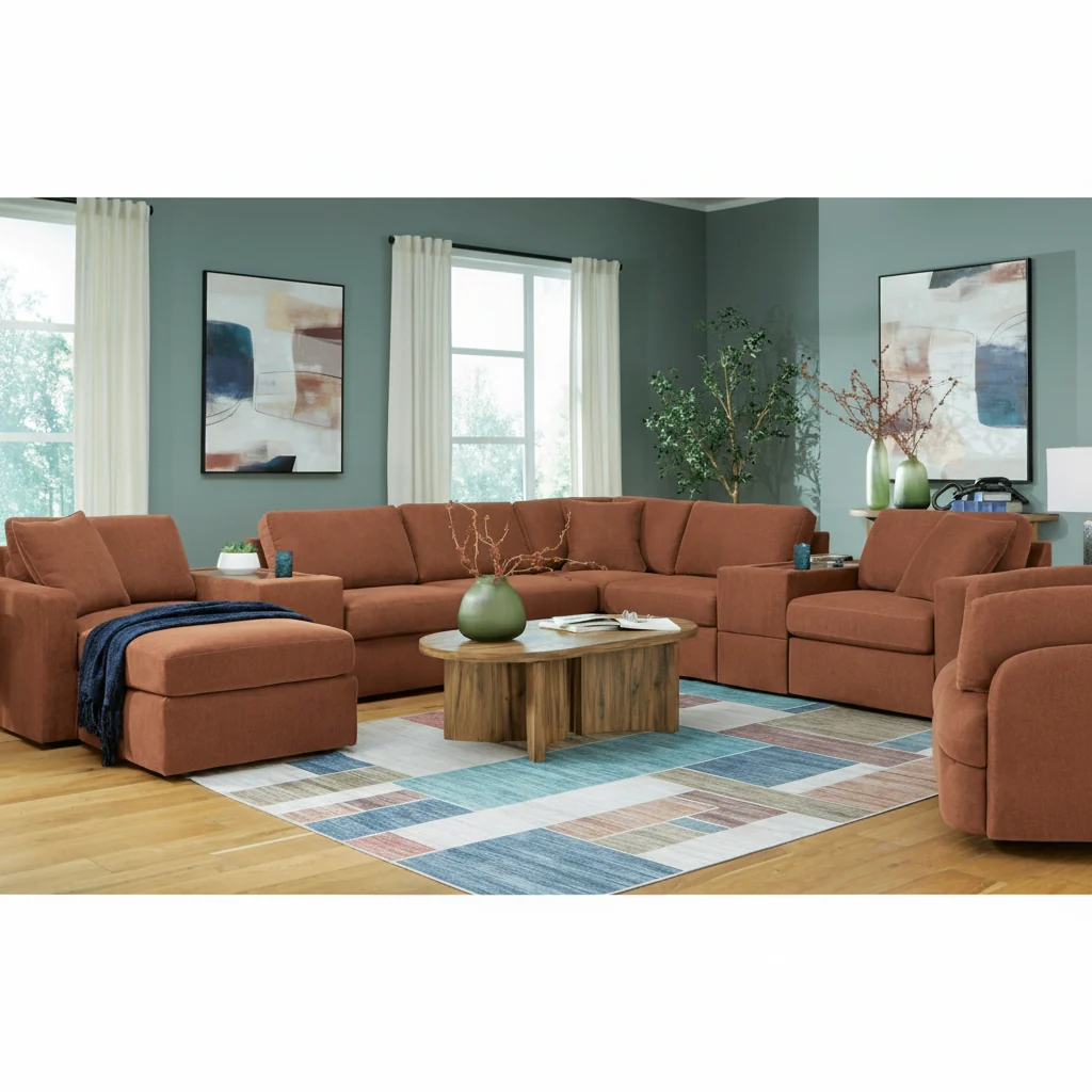 Modmax 3-Piece Sectional with Storage Chaise - Image 2