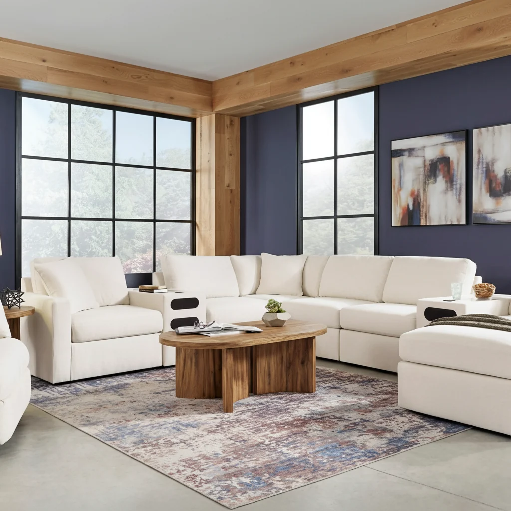 Modmax 3-Piece Sectional with Storage Chaise - Image 4