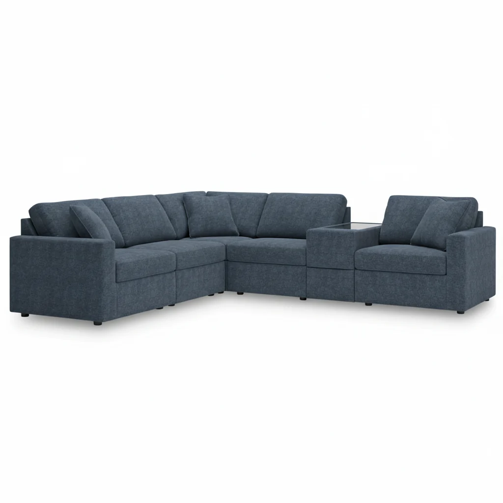 Modmax 6-Piece Sectional with Storage Console - Image 2