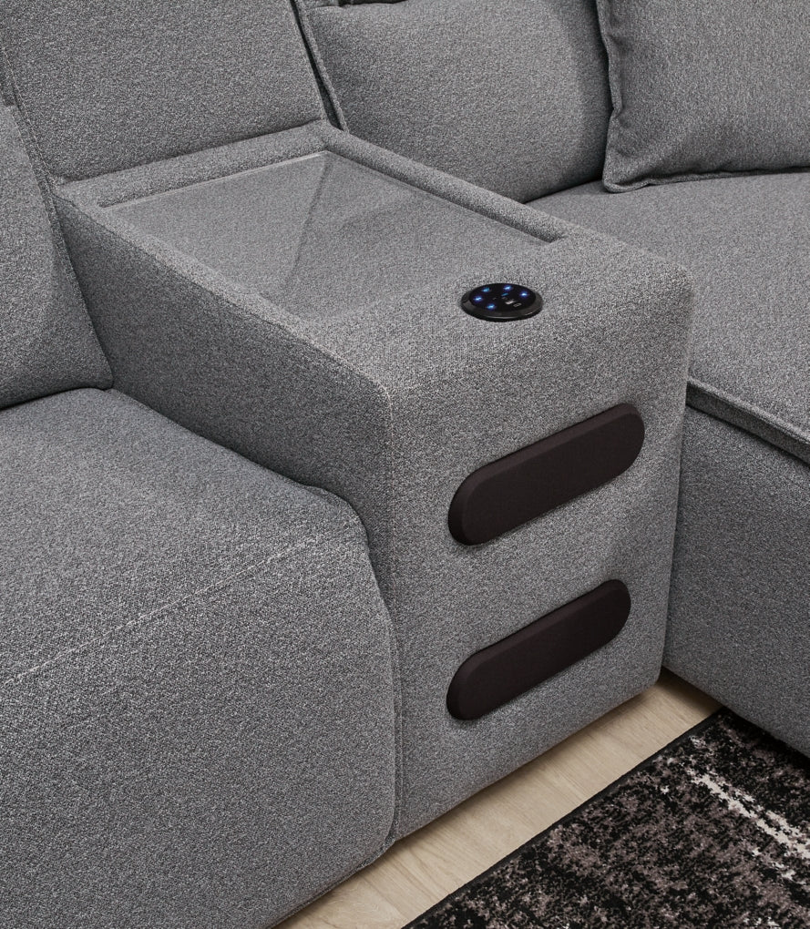 Modmax II 3-Piece Power Reclining Sectional with Chaise - Image 5