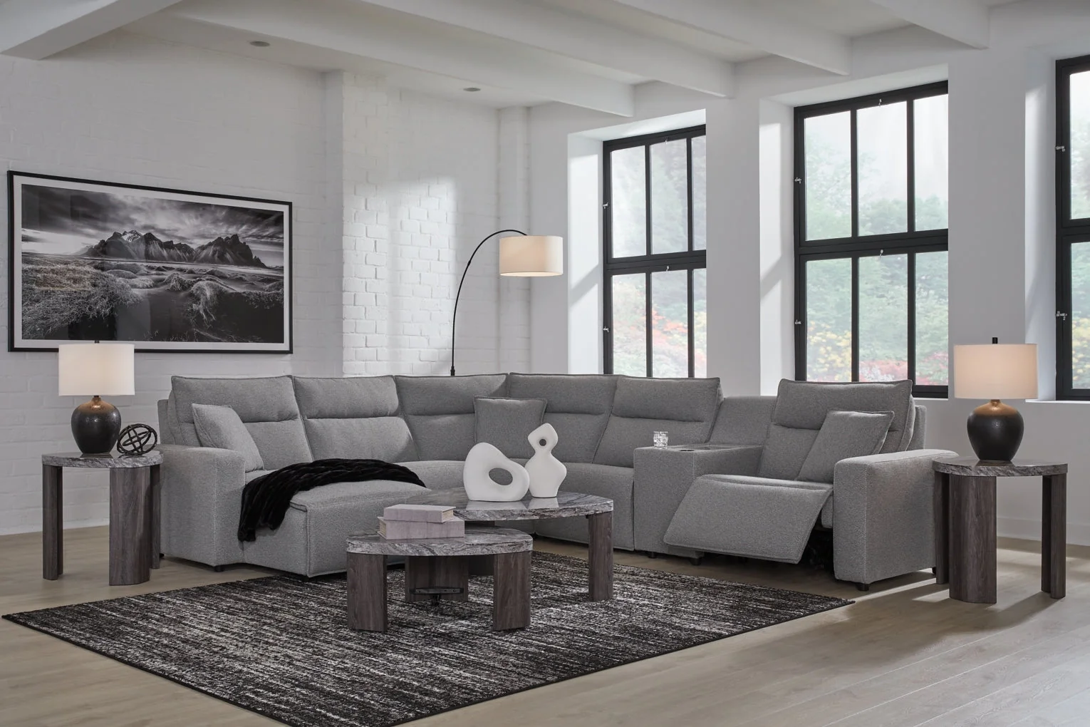 Modmax II 6-Piece Power Reclining Sectional with Chaise - Image 9