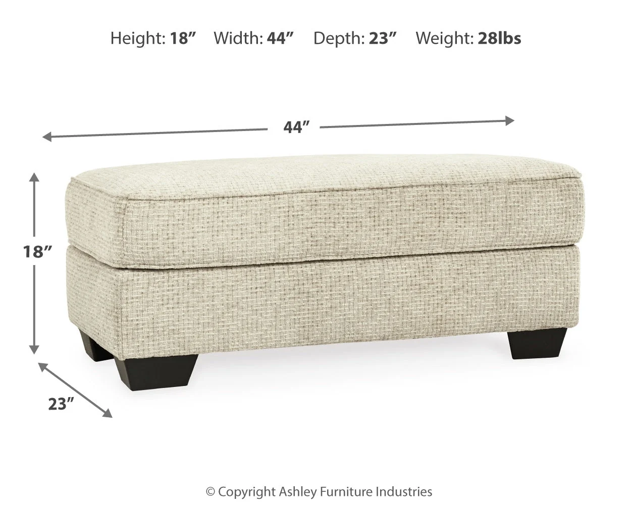 Monaghan Chair and Ottoman - Image 5
