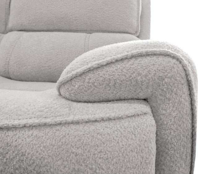 Morcote Light Gray Power Reclining Sofa - Image 5