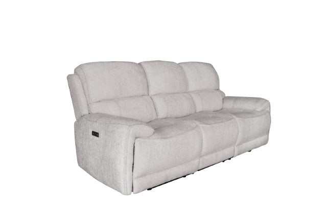 Morcote Light Gray Power Reclining Sofa - Image 6
