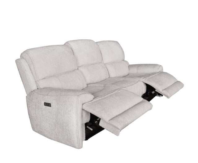 Morcote Light Gray Power Reclining Sofa - Image 7