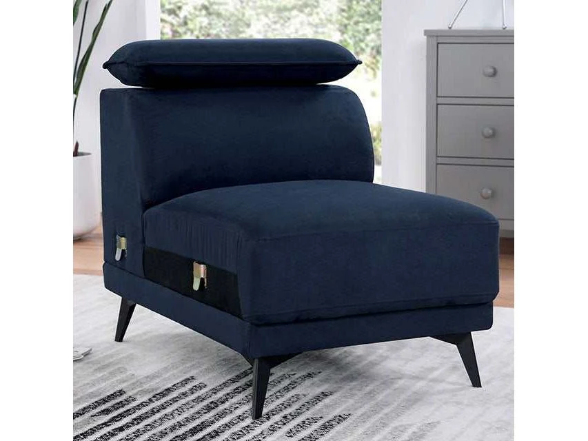Napanee Navy Armless Chair
