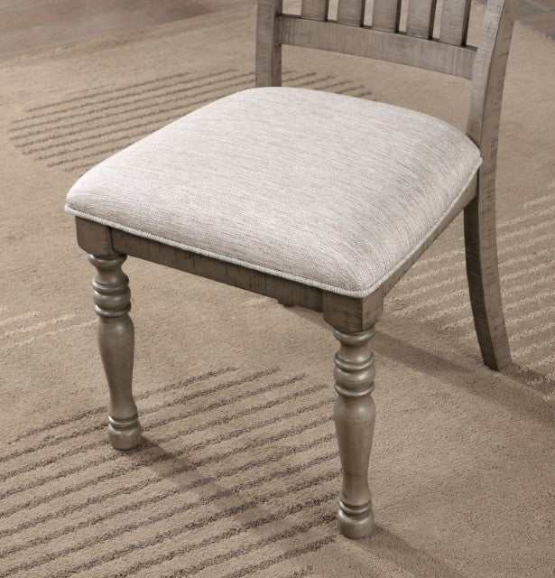 Newcastle Antique Gray/Gray Side Chair (Set of 2) - Image 4