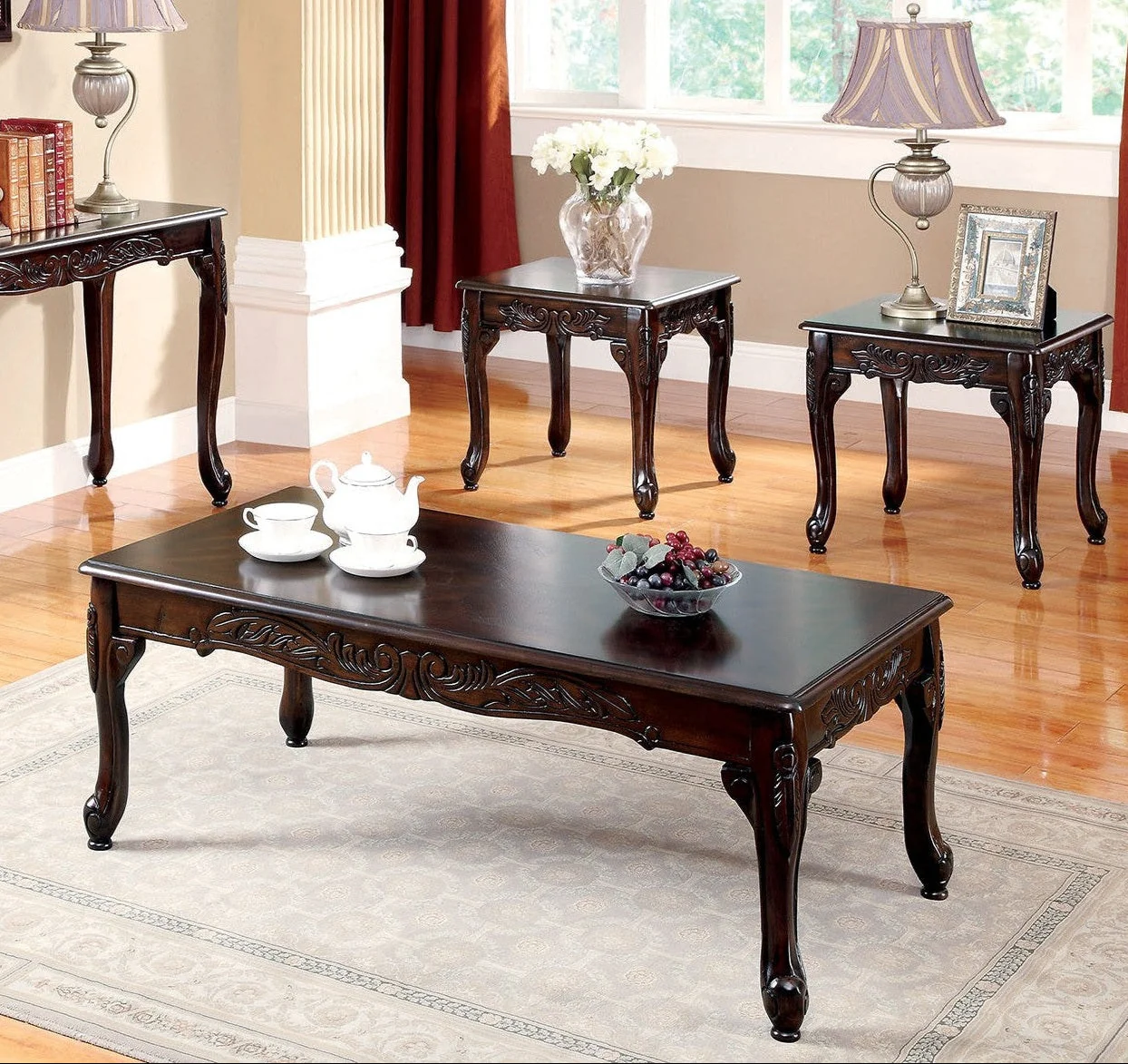 Newdale Brown/Gold Loveseat - Image 2