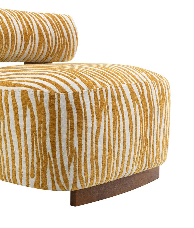 Niobe Yellow Accent Chair - Image 6