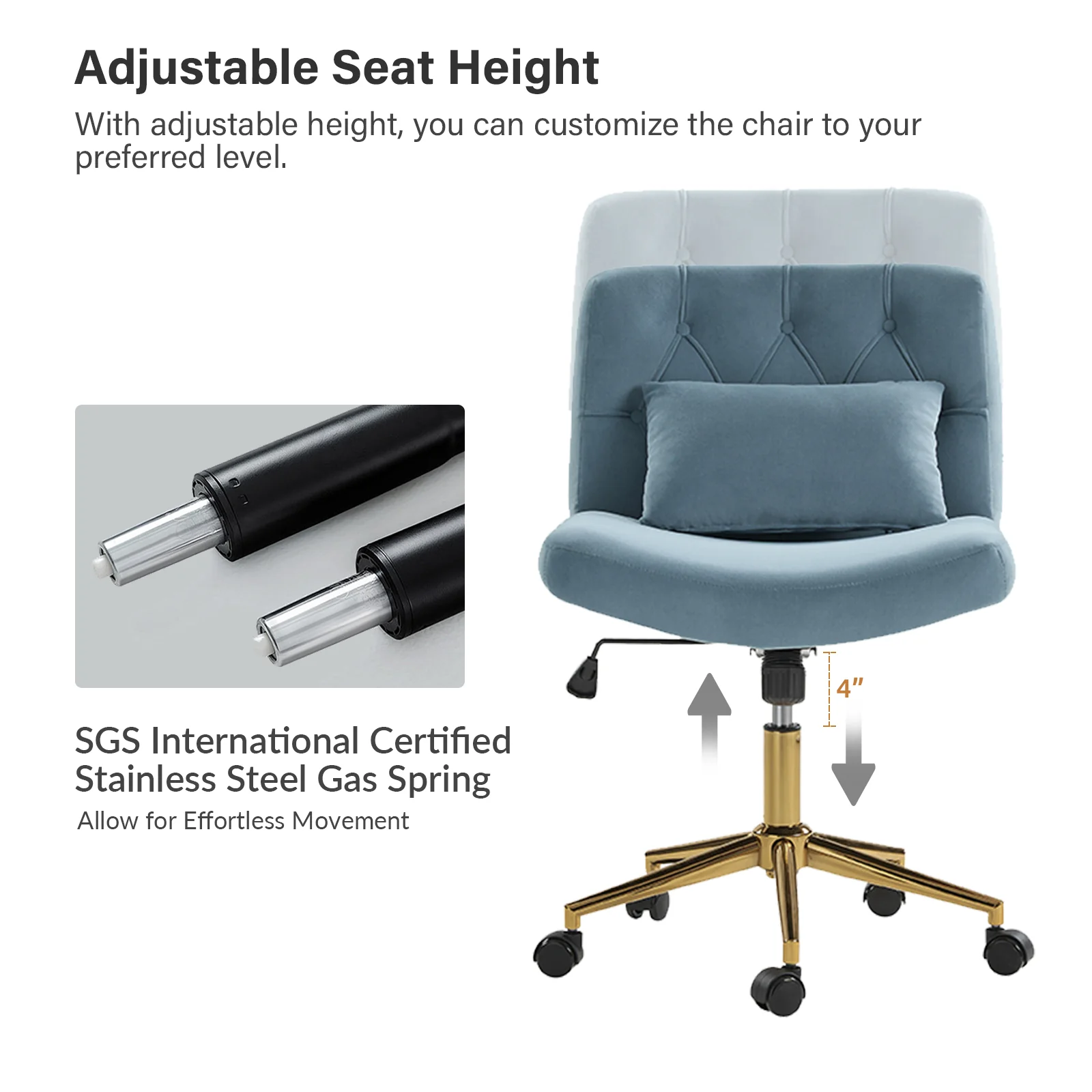 Violet Office Chair in Blue - Image 5