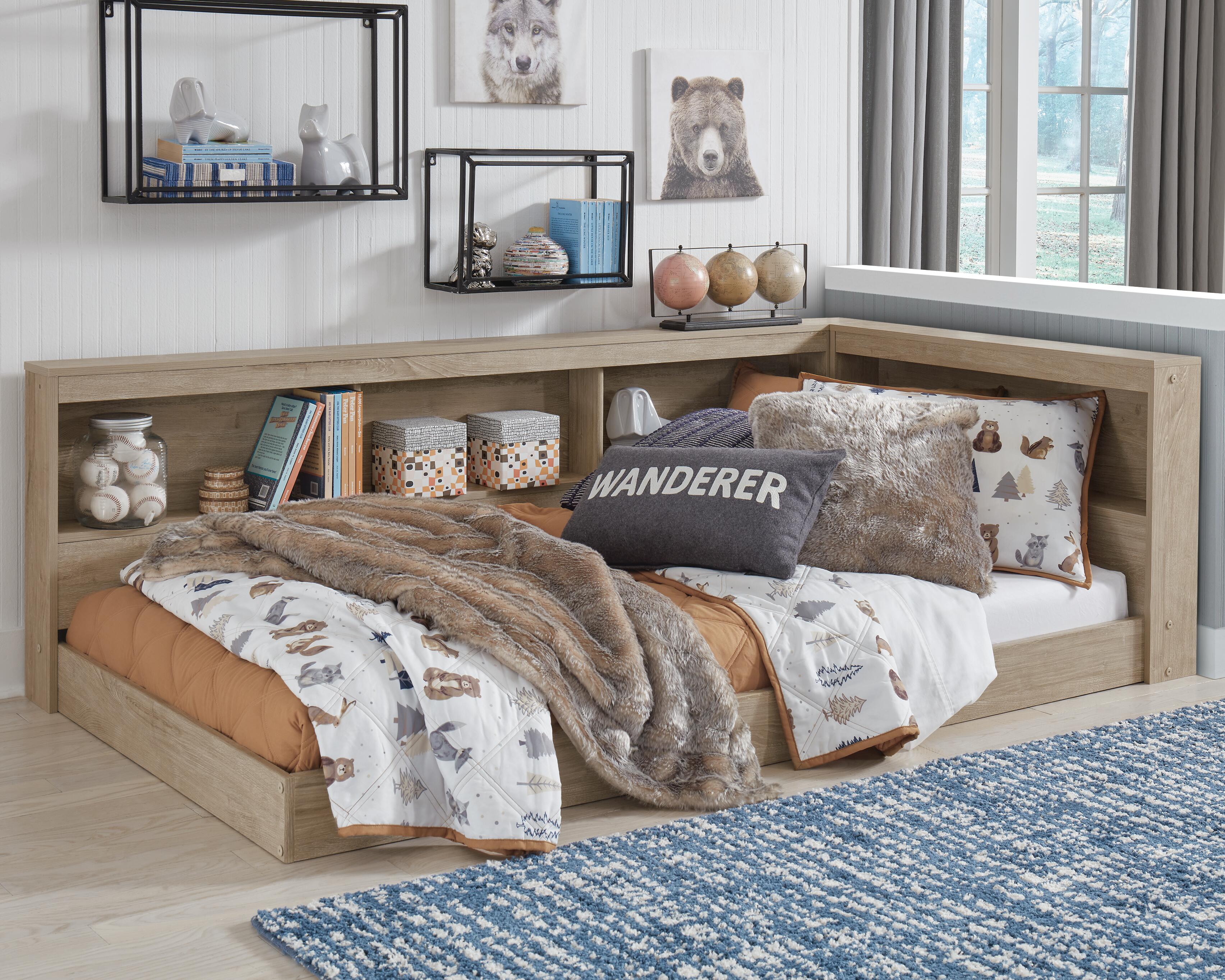 Oliah Bookcase Storage Bed - Image 4