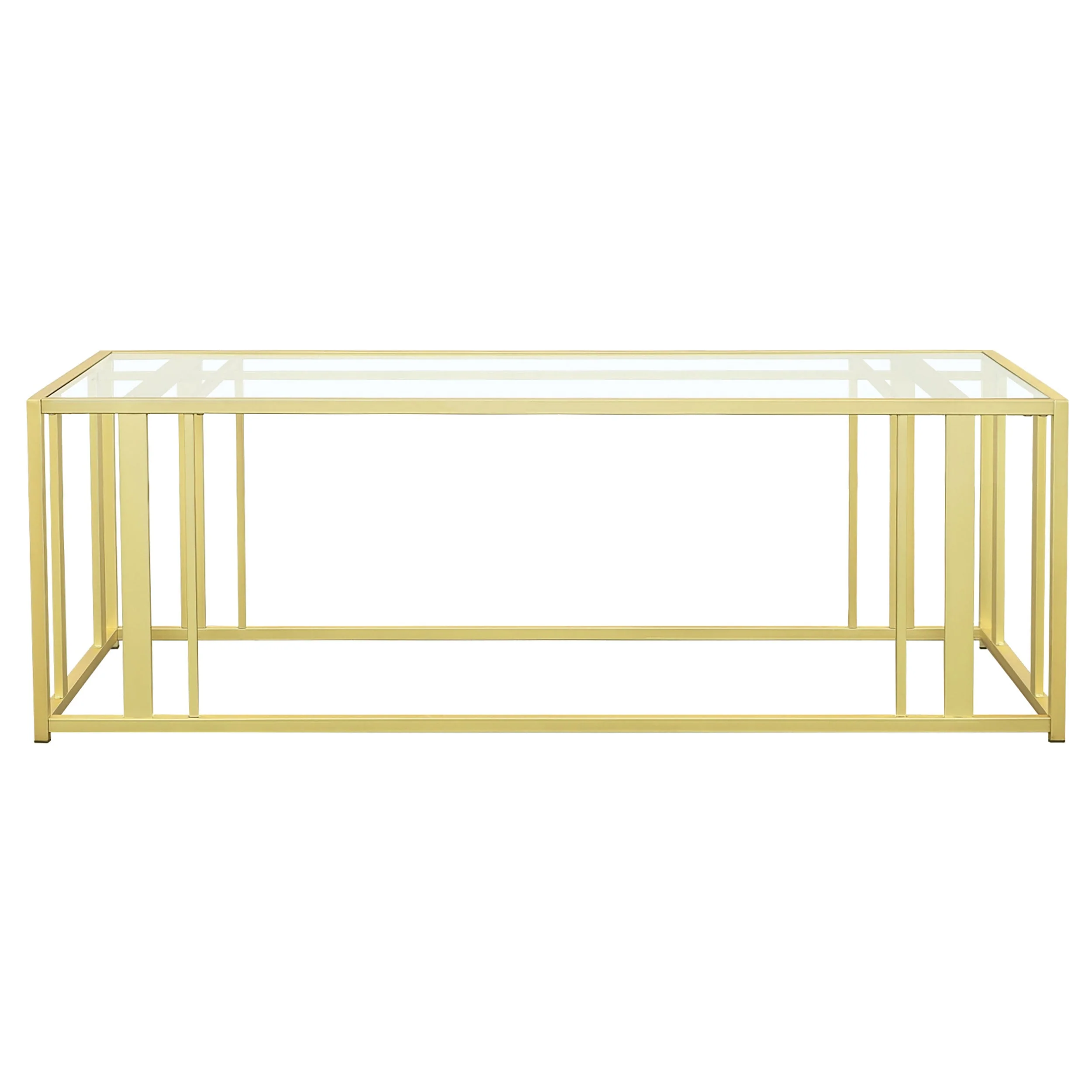 Adri Rectangular Glass Top Coffee Table - Image 13