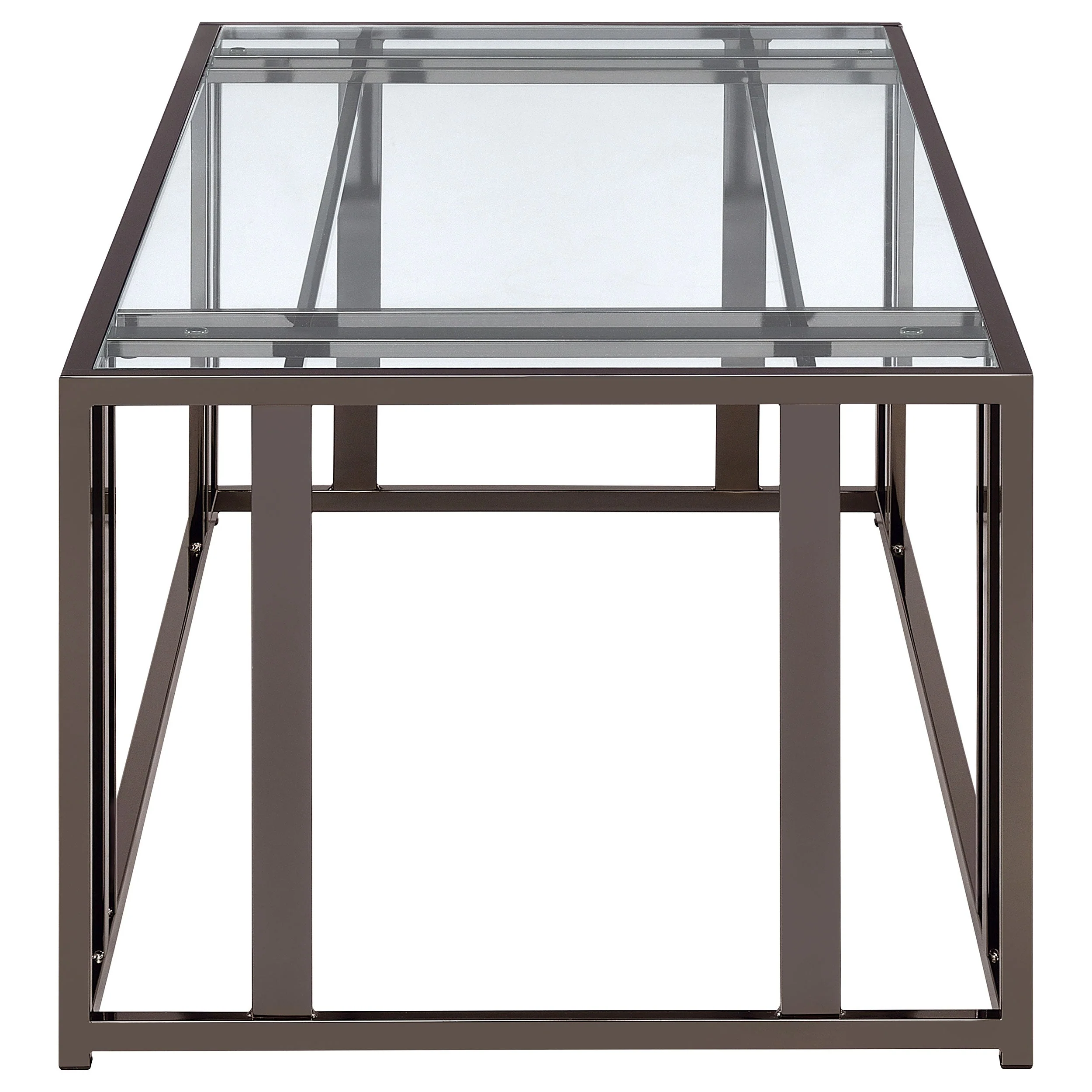 Adri Rectangular Glass Top Coffee Table - Image 17
