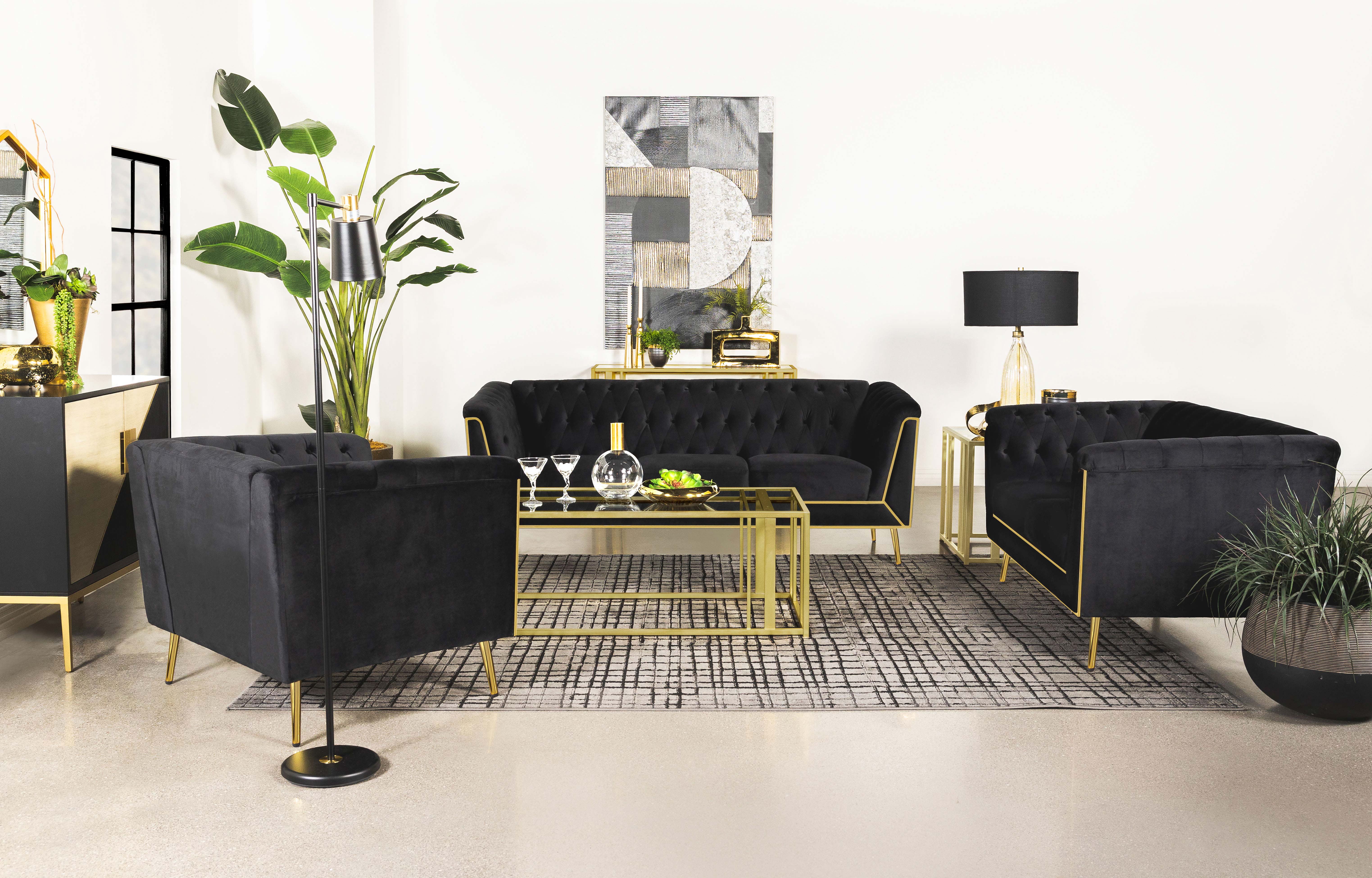 Adri Rectangular Glass Top Coffee Table - Image 18