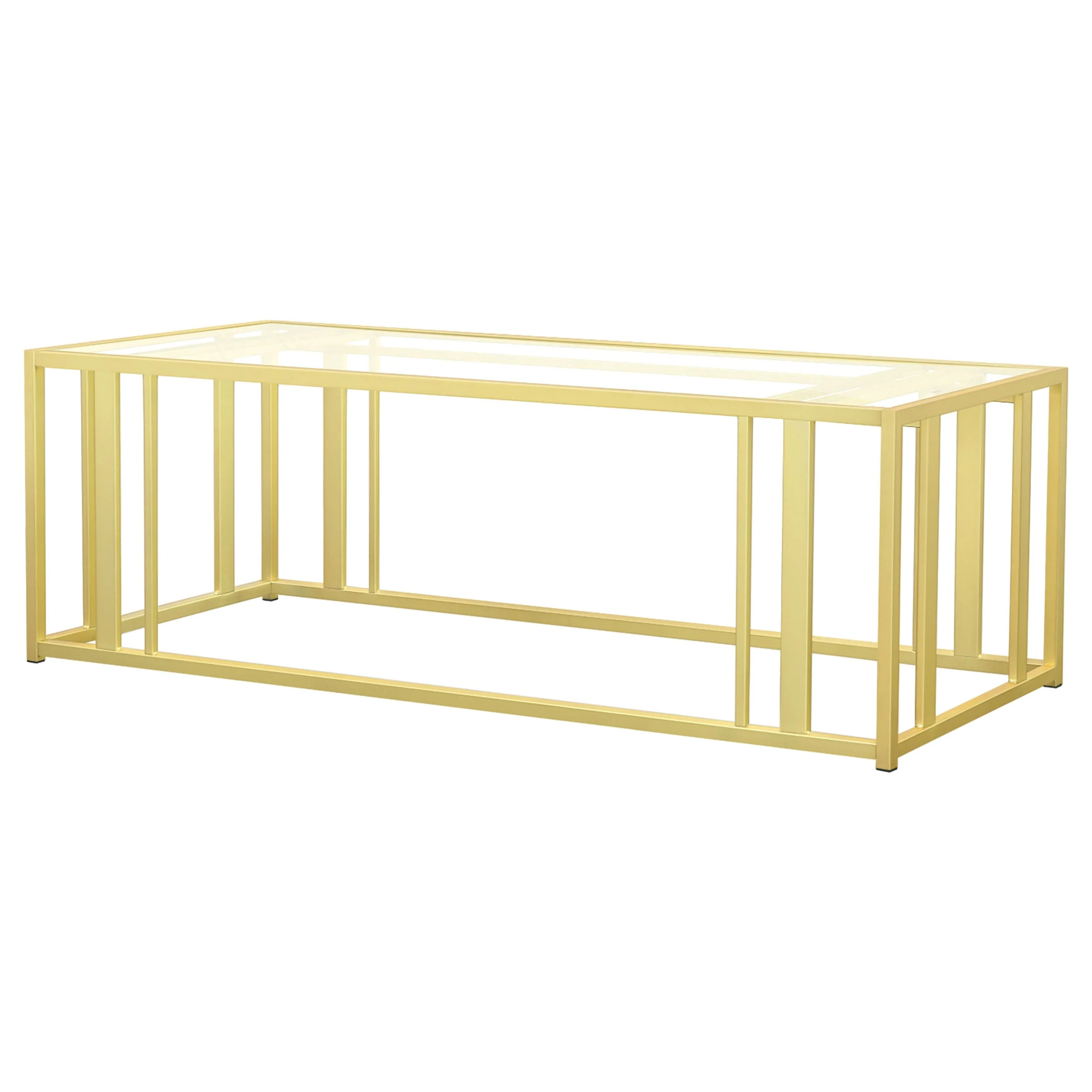 Adri Rectangular Glass Top Coffee Table - Image 9