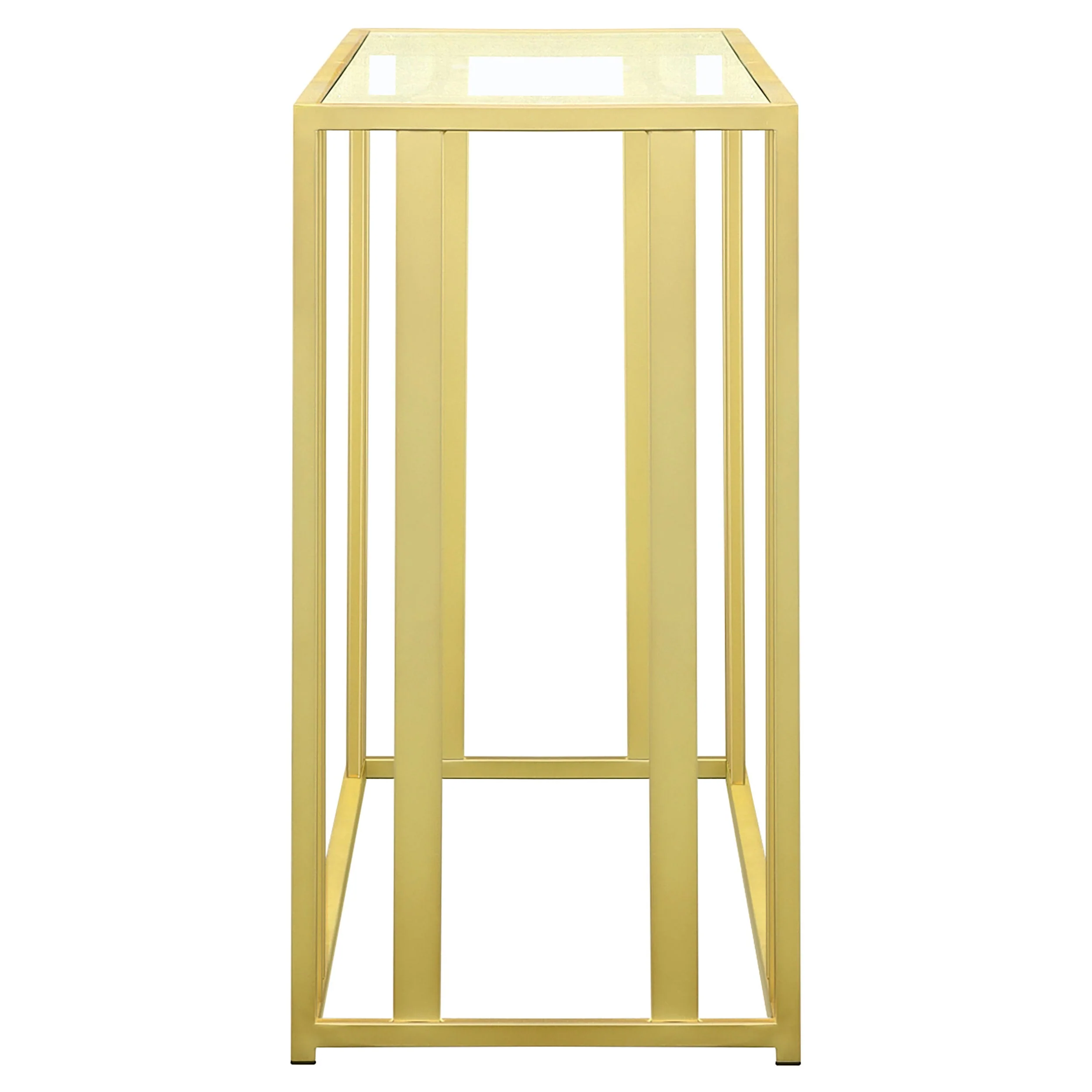 Adri Glass Top Entryway Console Table - Image 11