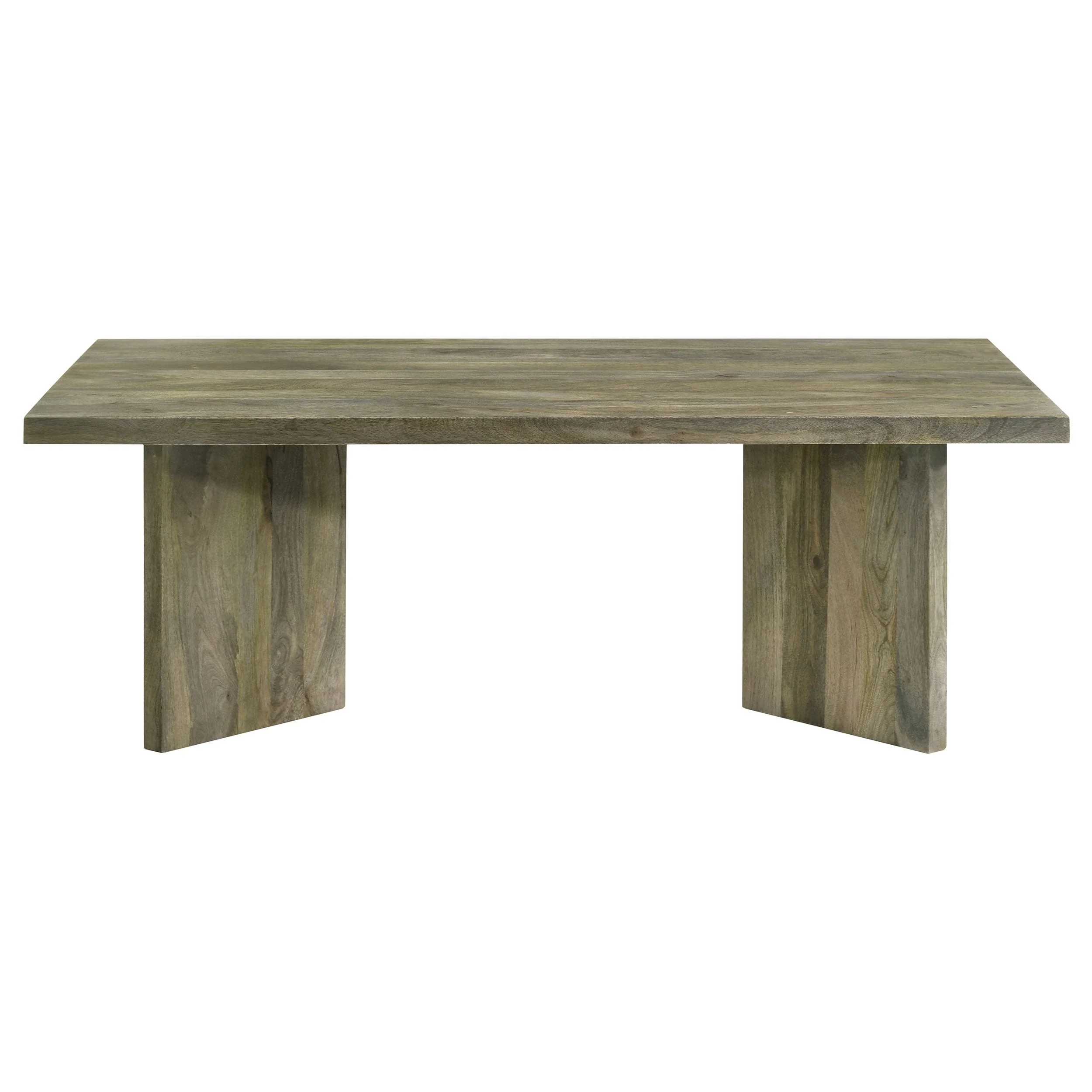 Andando Rectangular Solid Wood Coffee Table Mango Brown - Image 4