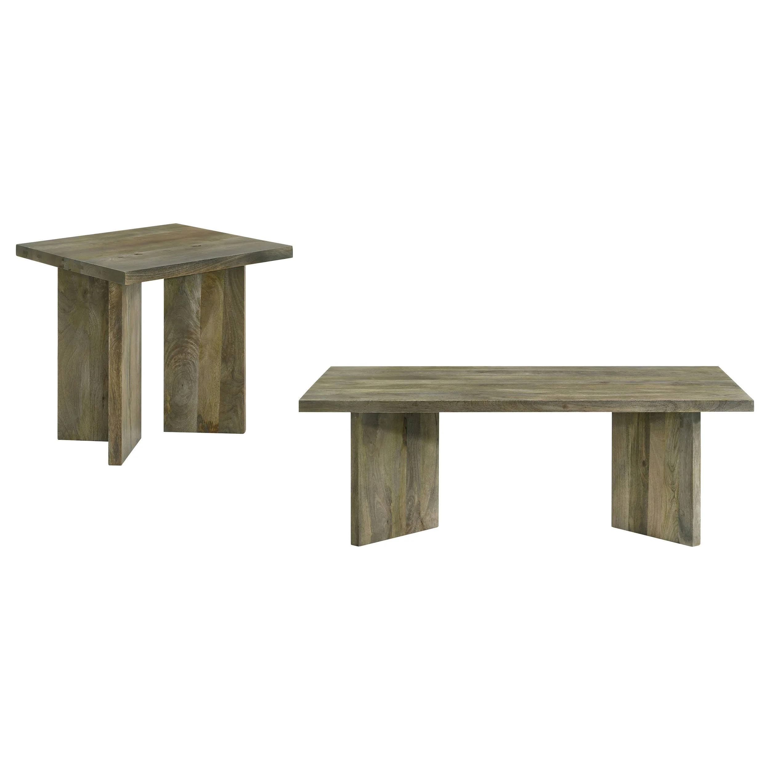 Andando Coffee and End Table Set Mango Brown - Image 5