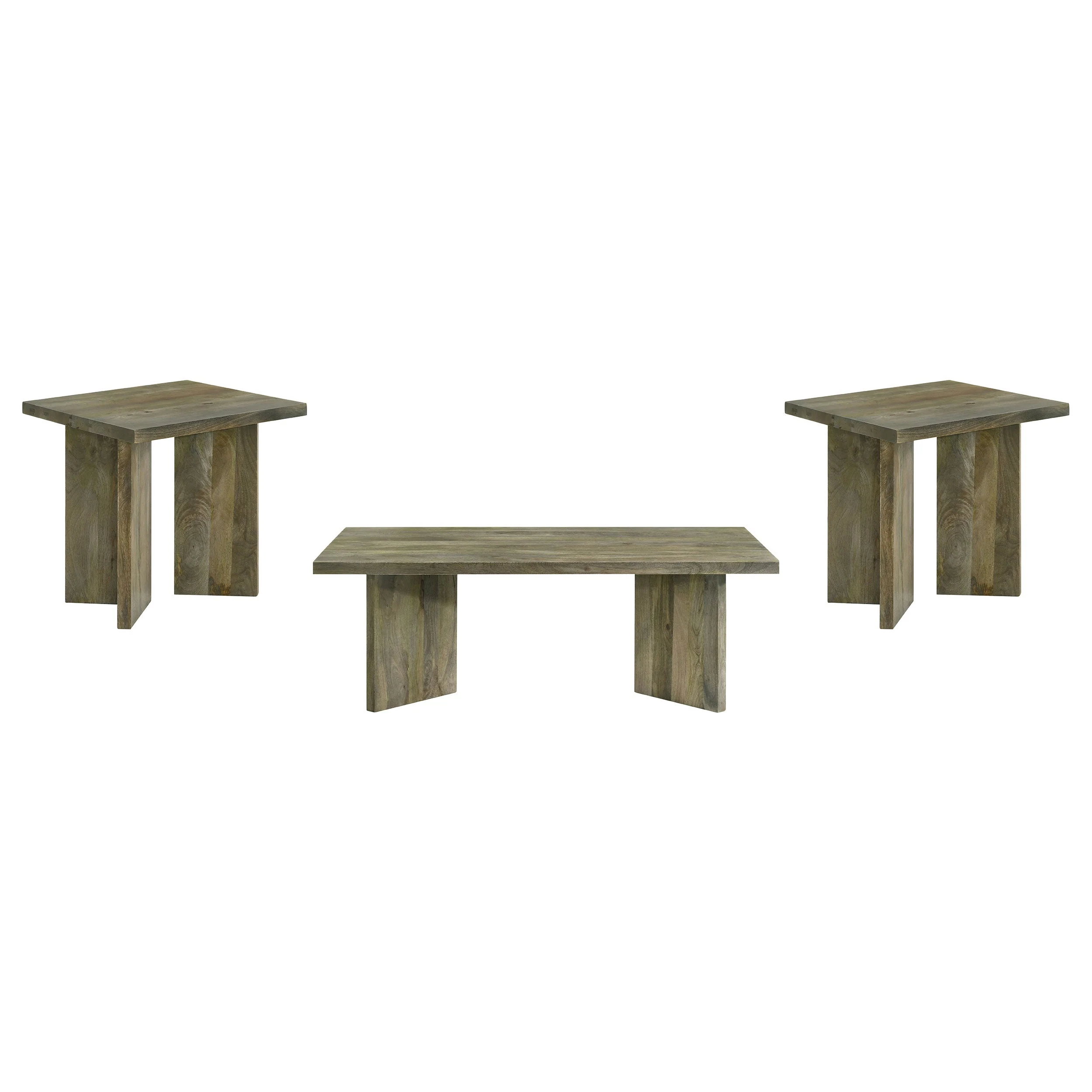 Andando Coffee and End Table Set Mango Brown - Image 6
