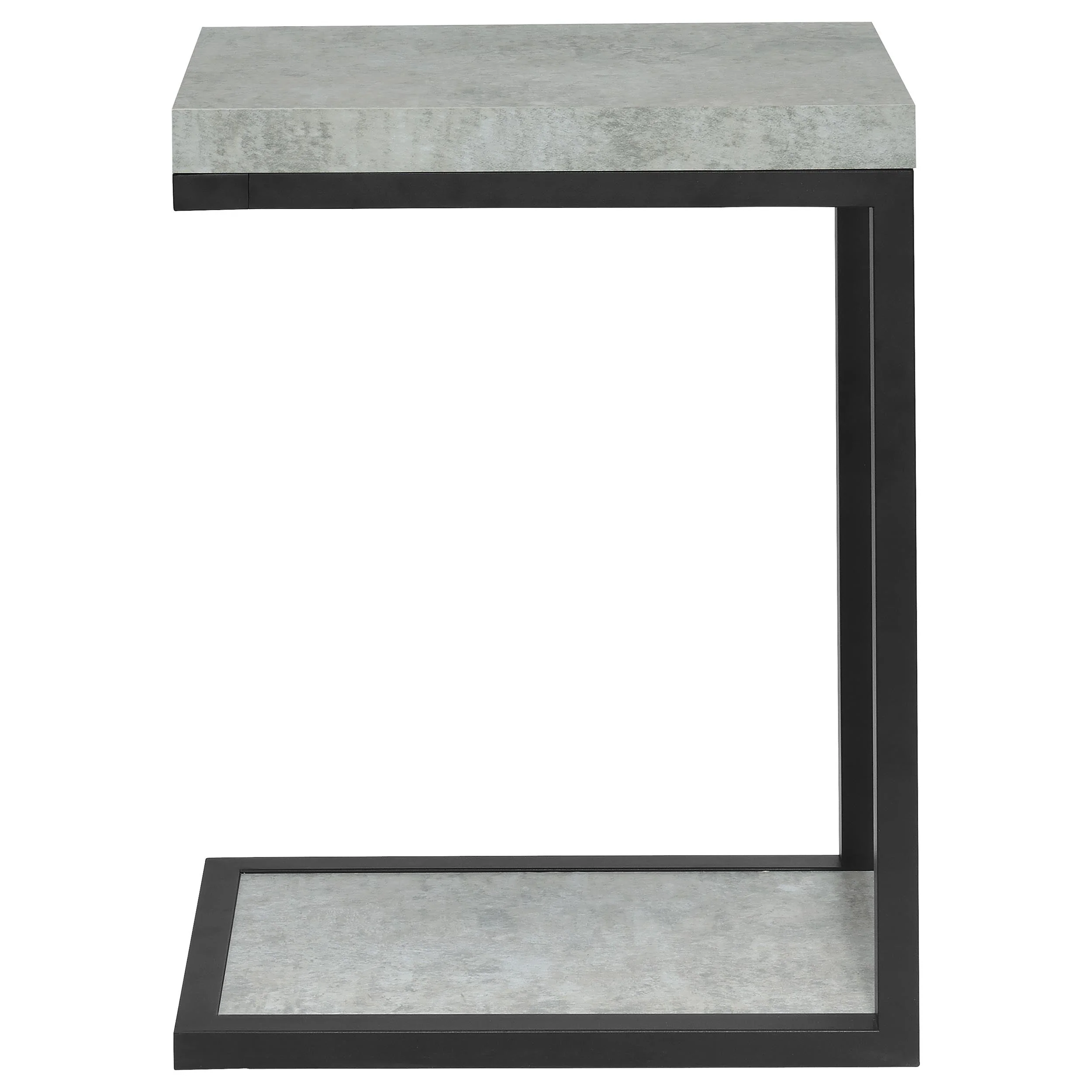 Beck Engineered Wood C-Shape Sofa Side Table - Image 9