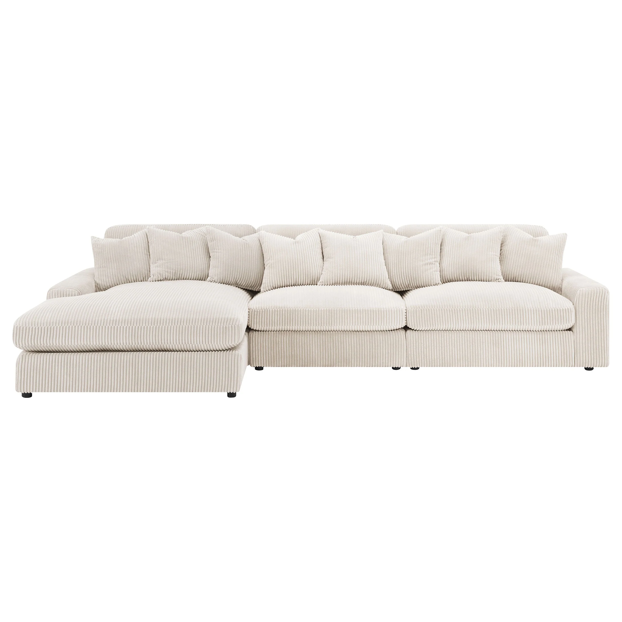 Blaine Upholstered Reversible Chaise Sectional Sofa - Image 21