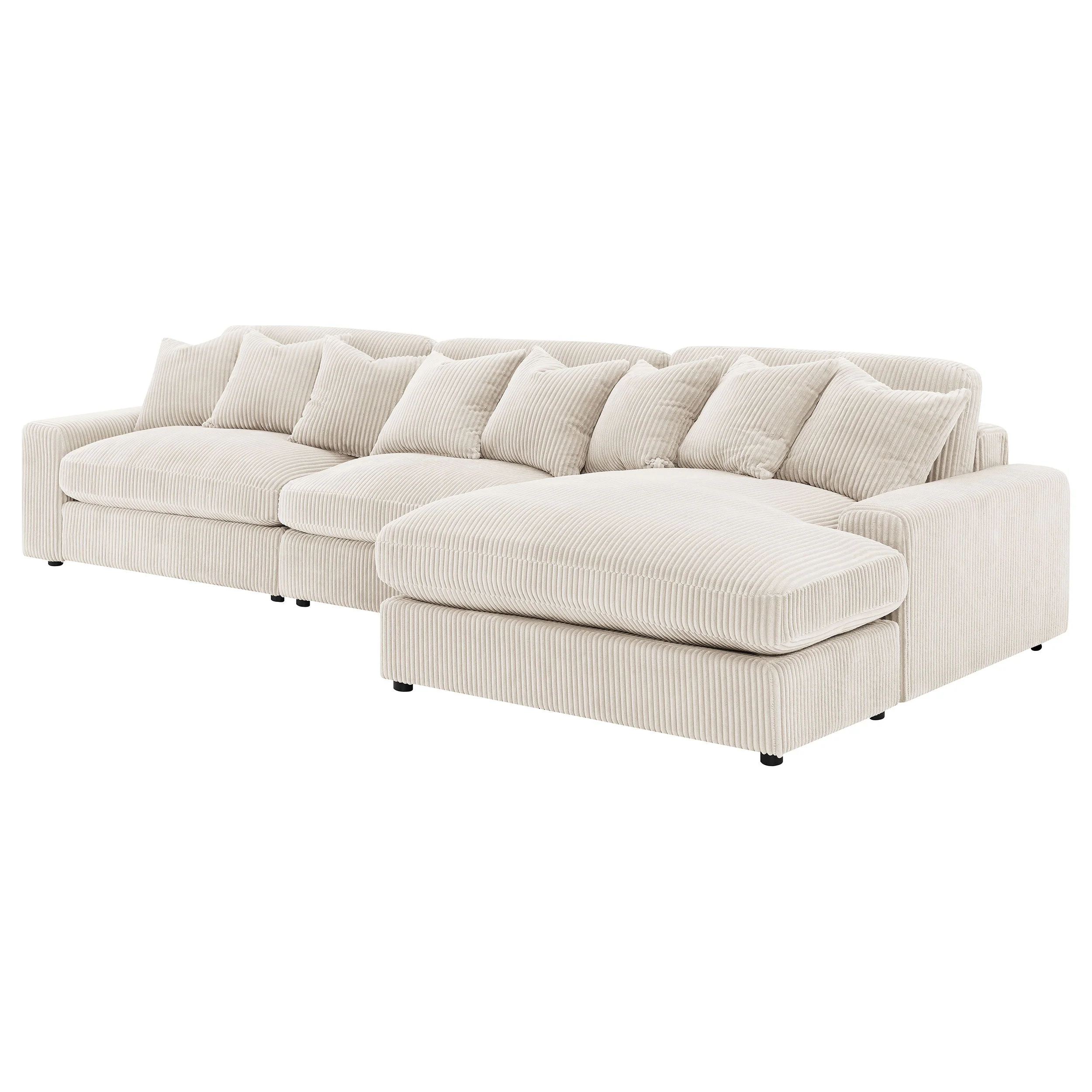 Blaine Upholstered Reversible Chaise Sectional Sofa - Image 25