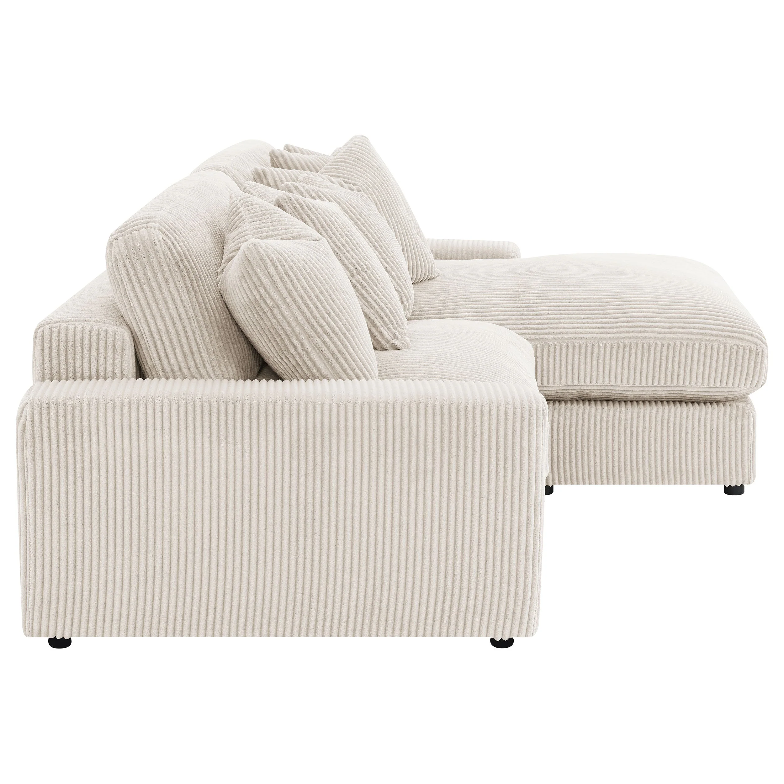 Blaine Upholstered Reversible Chaise Sectional Sofa - Image 34