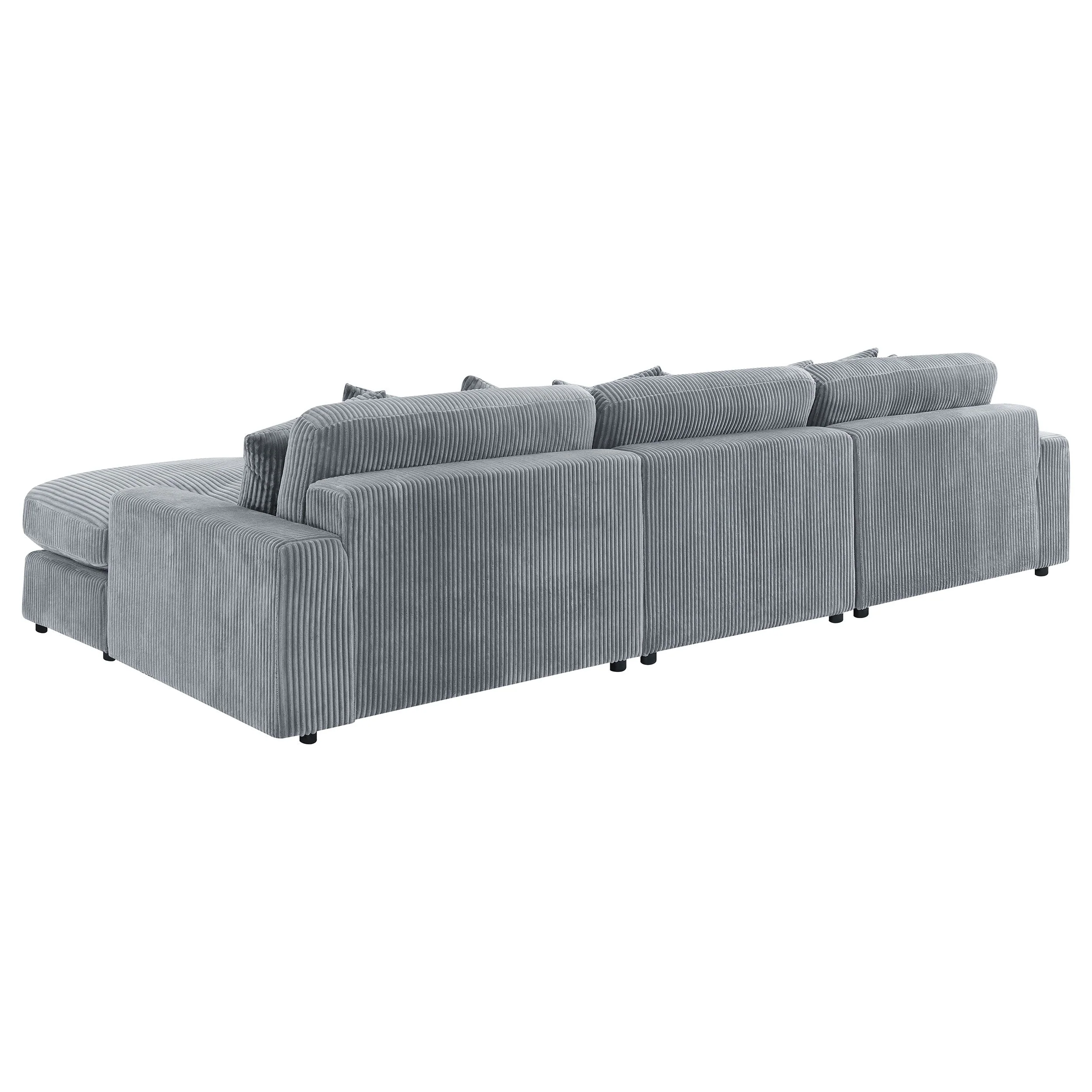 Blaine Upholstered Reversible Chaise Sectional Sofa - Image 35