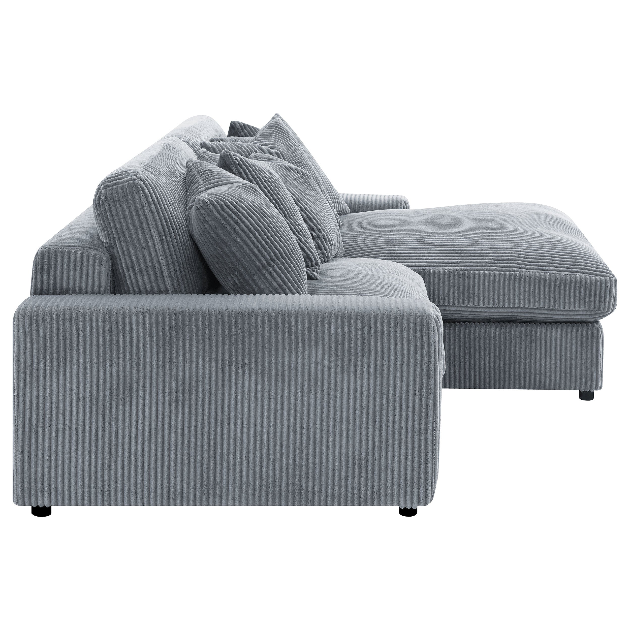 Blaine Upholstered Reversible Chaise Sectional Sofa - Image 36