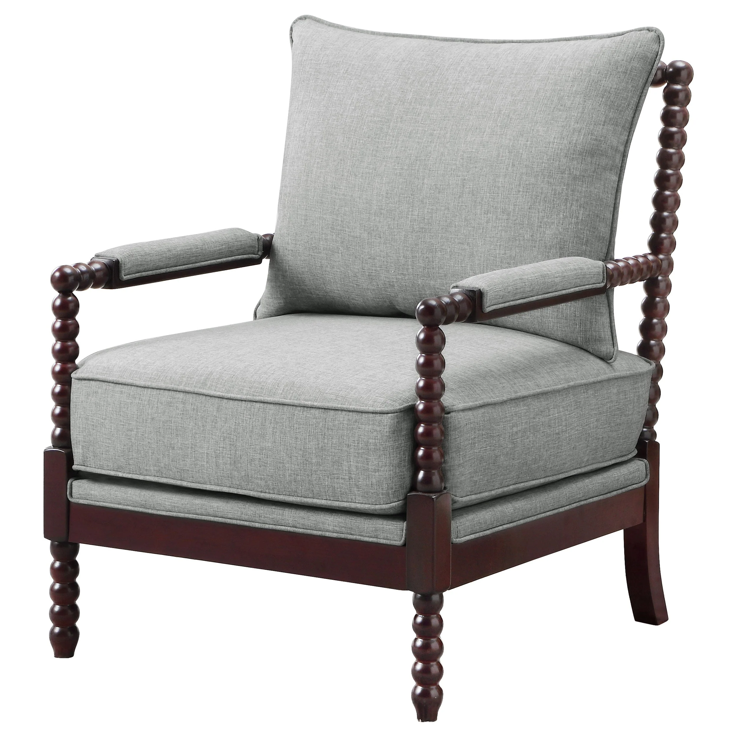 Blanchett Upholstered Bobbin Accent Chair - Image 15