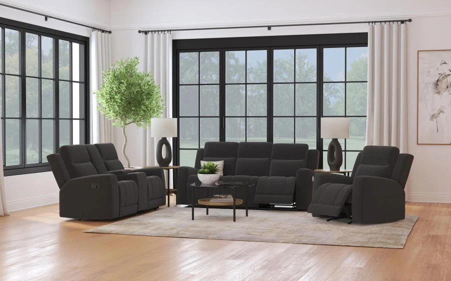 Brentwood Upholstered Reclining Sofa Set - Image 3