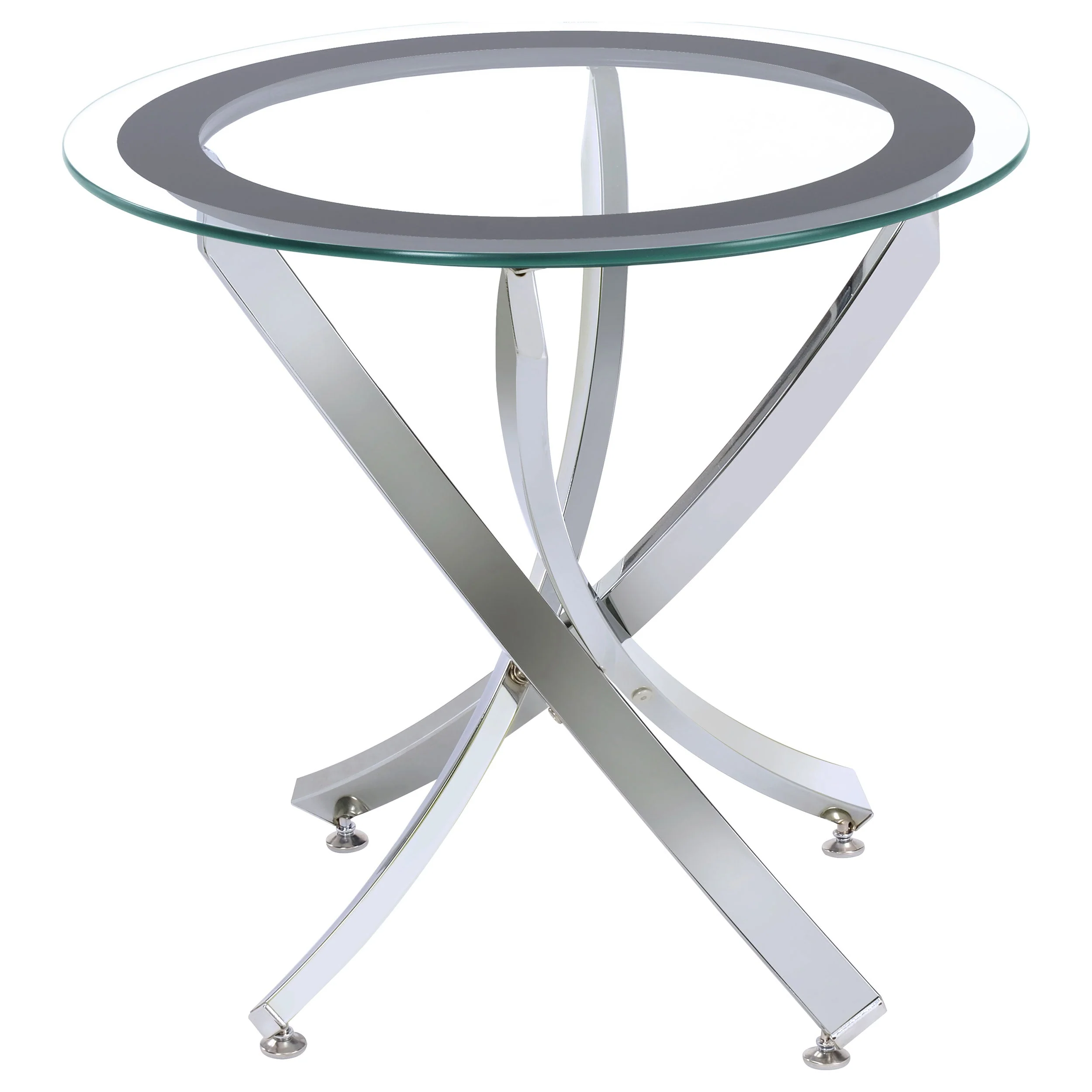 Brooke Round Coffee and End Table Set Brass - Image 19