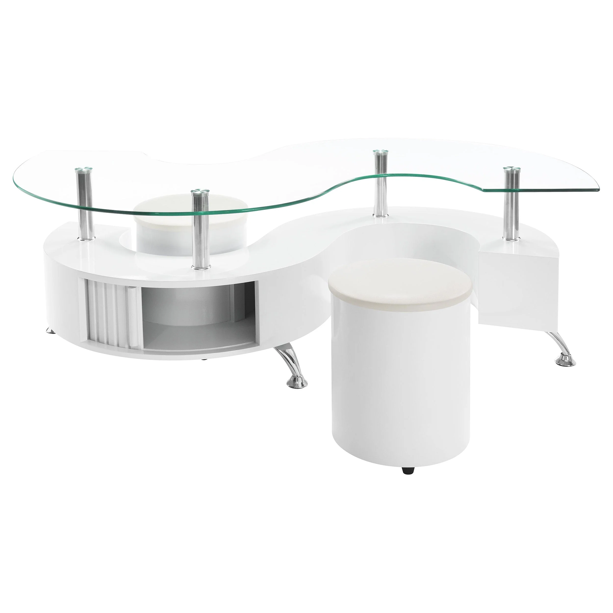 Buckley Coffee Table and Stools Set - Image 8