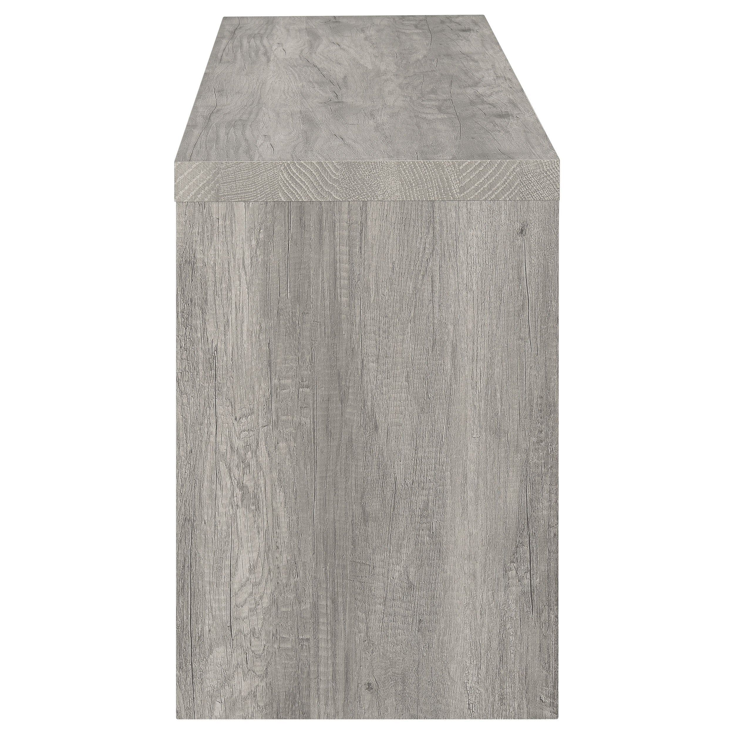 Burke 2-drawer Engineered Wood 59-inch TV Stand Grey Driftwood - Image 7