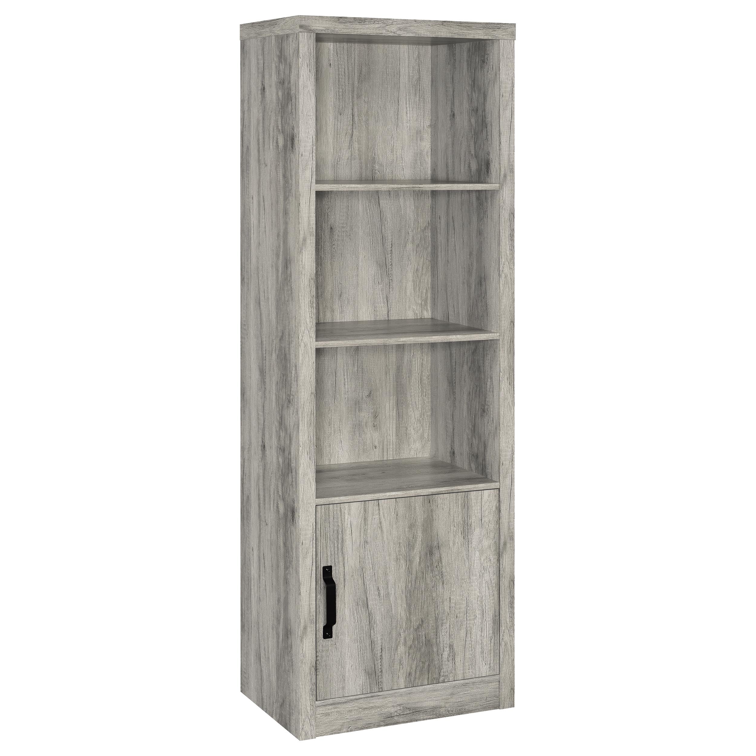 Burke 3-piece 59-inch TV Entertainment Center Grey Driftwood - Image 10