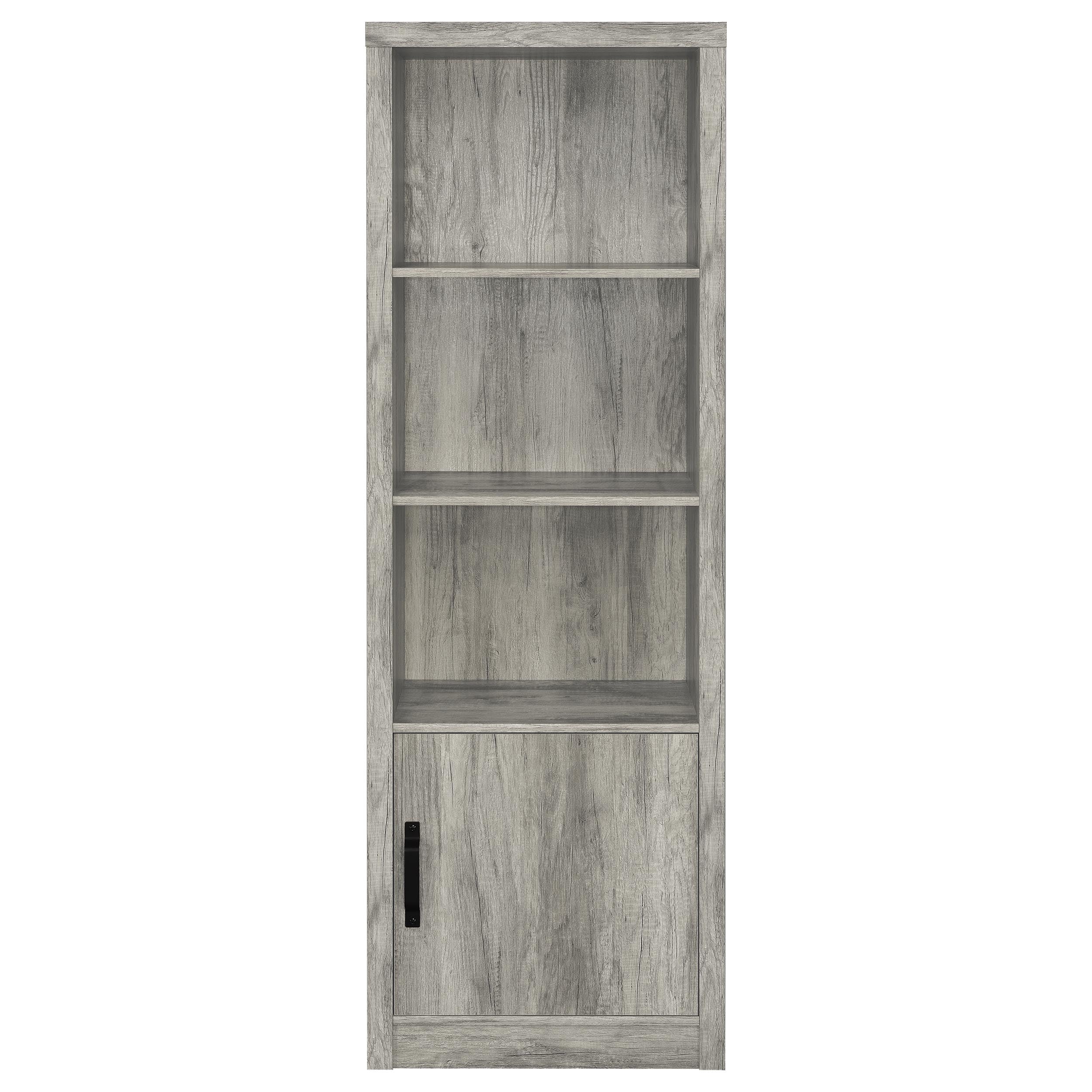 Burke 3-piece 59-inch TV Entertainment Center Grey Driftwood - Image 12