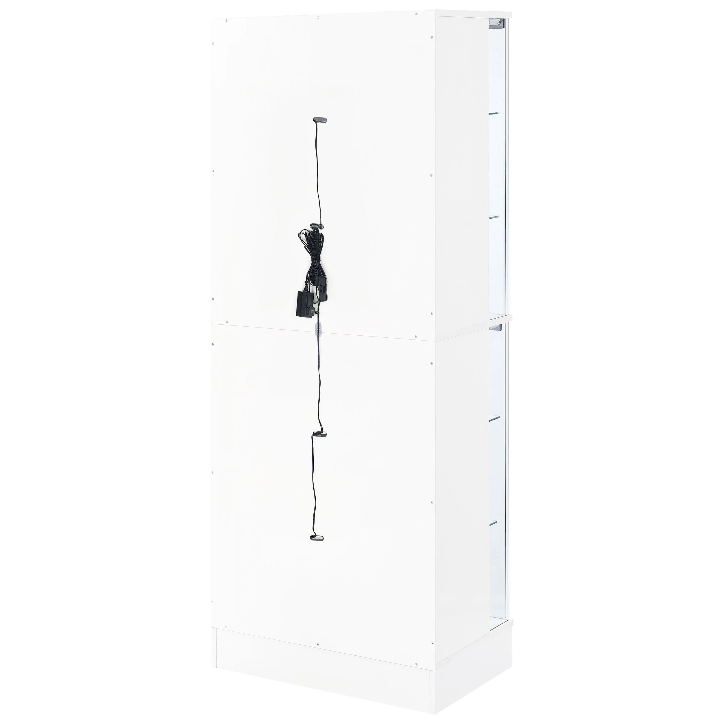 Cabra 4-door LED Curio Display Cabinet High Gloss - Image 23