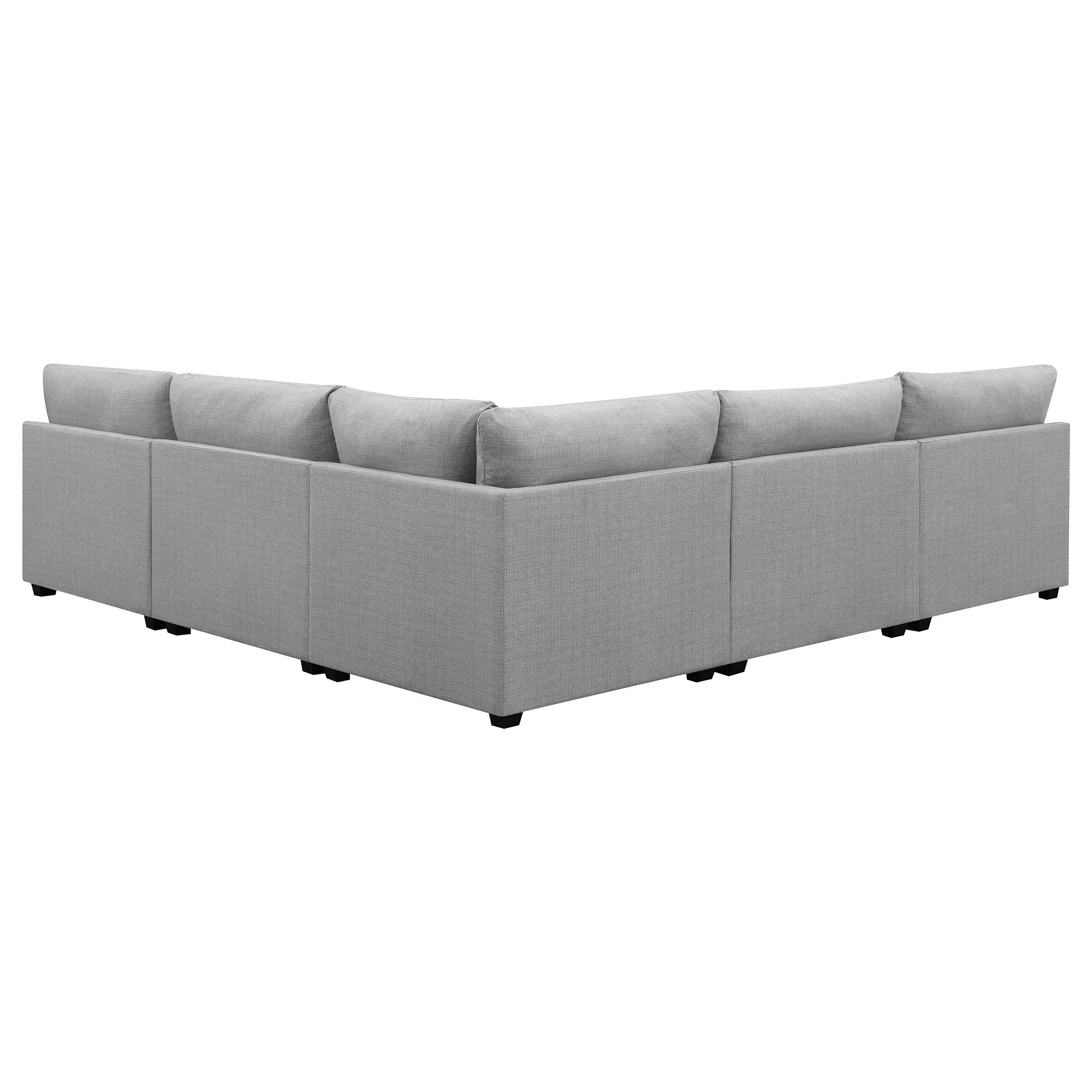 Cambria Upholstered Modular Sectional Sofa Grey - Image 25
