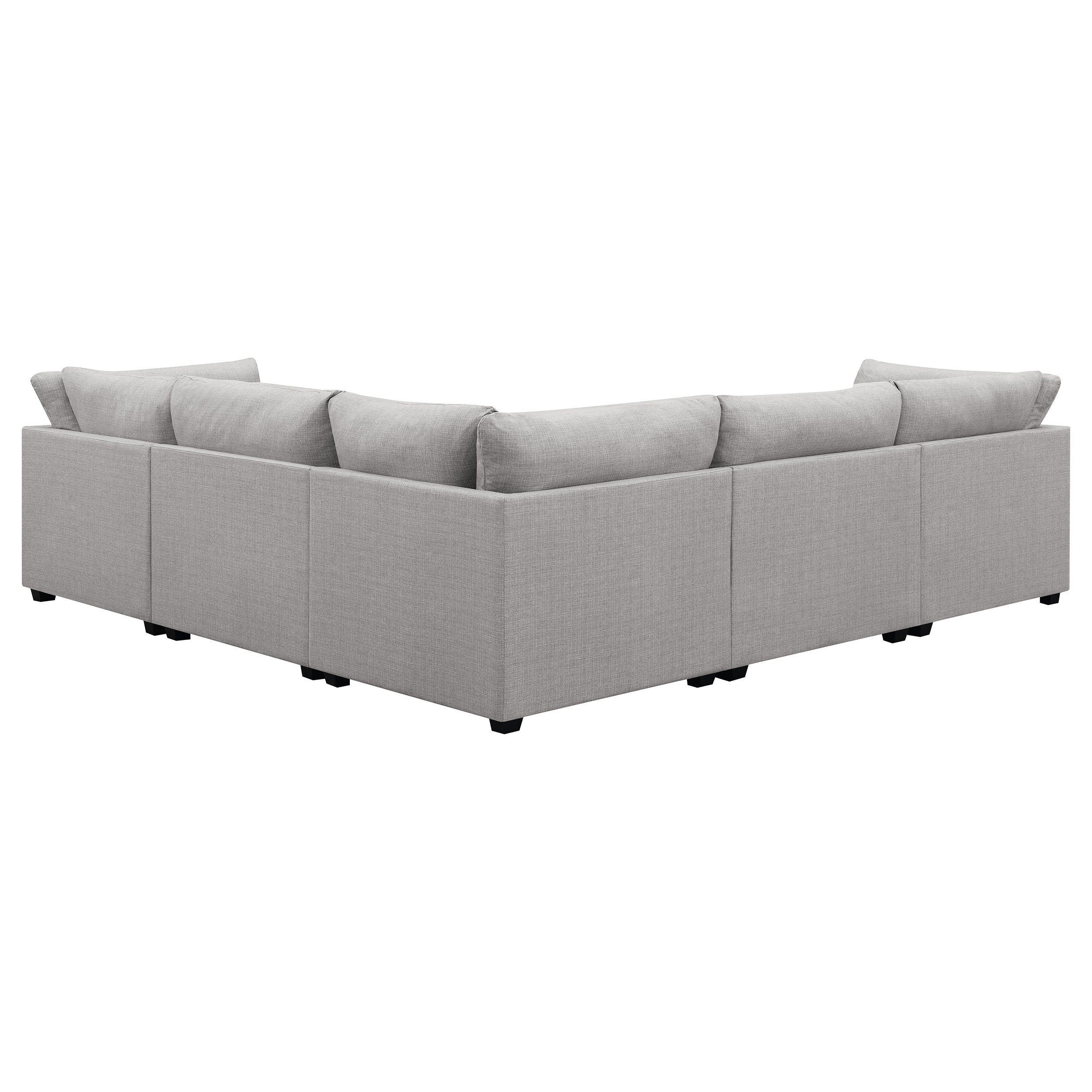 Cambria Upholstered Modular Sectional Sofa Grey - Image 34