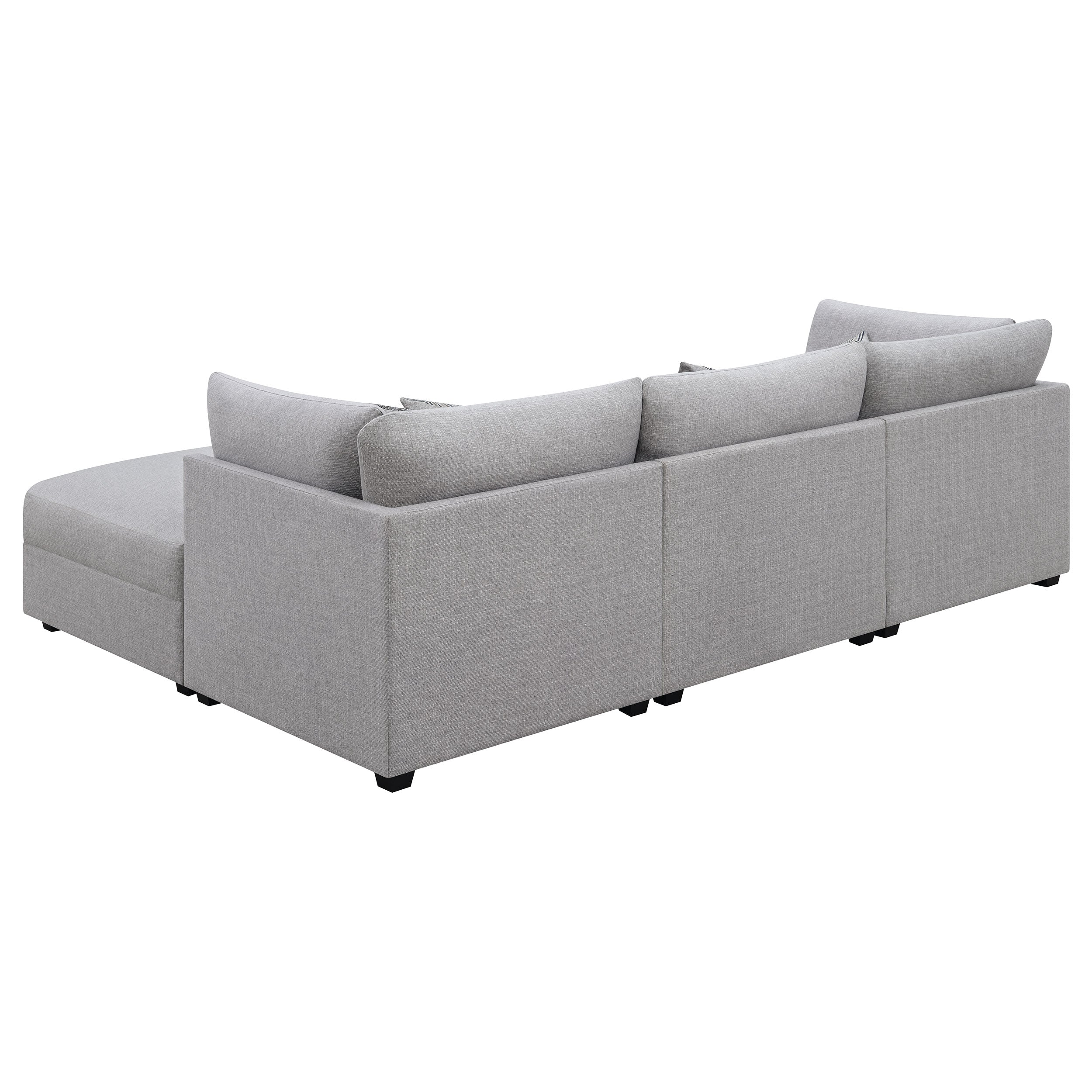 Cambria Upholstered Modular Sectional Sofa Grey - Image 37