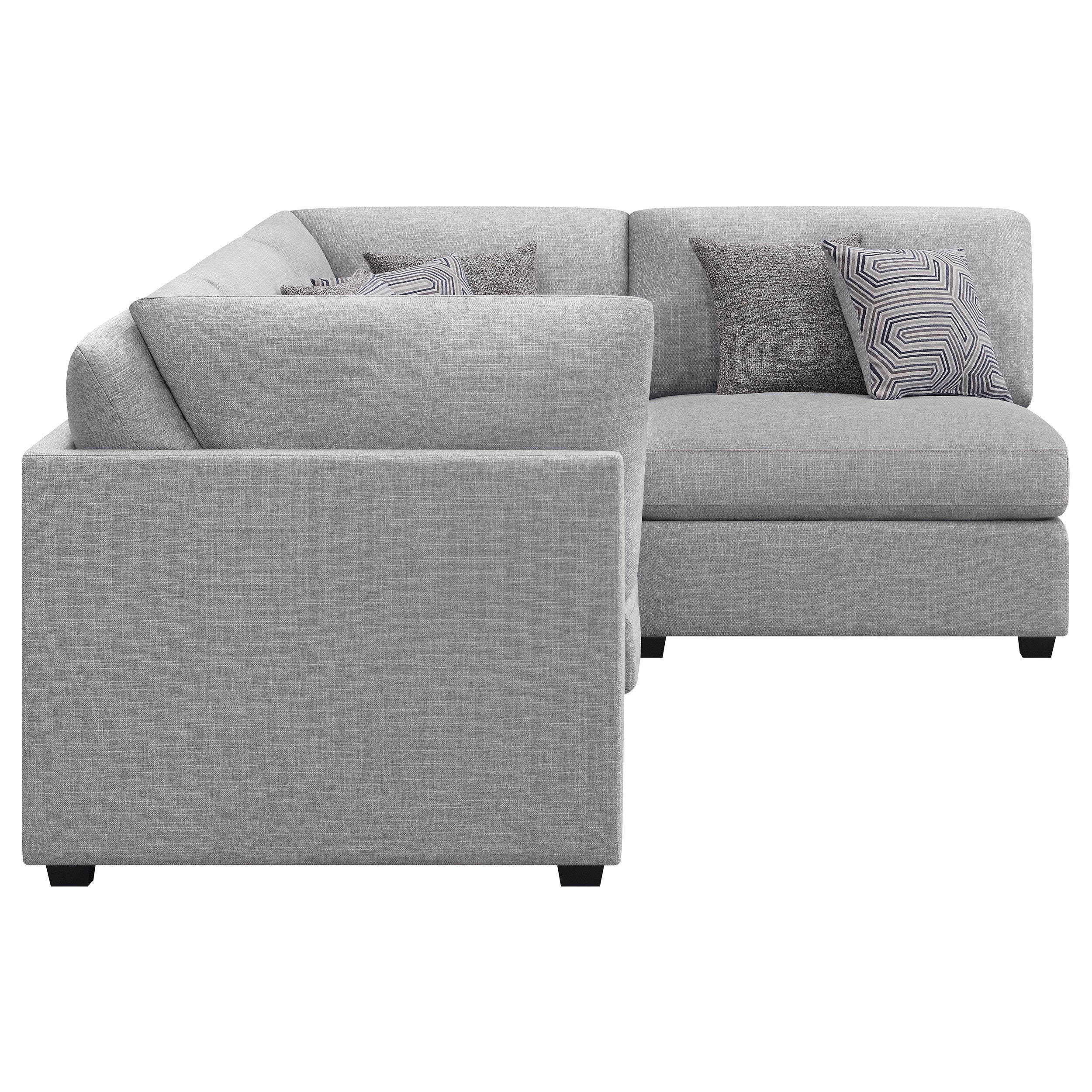 Cambria Upholstered Modular Sectional Sofa Grey - Image 38