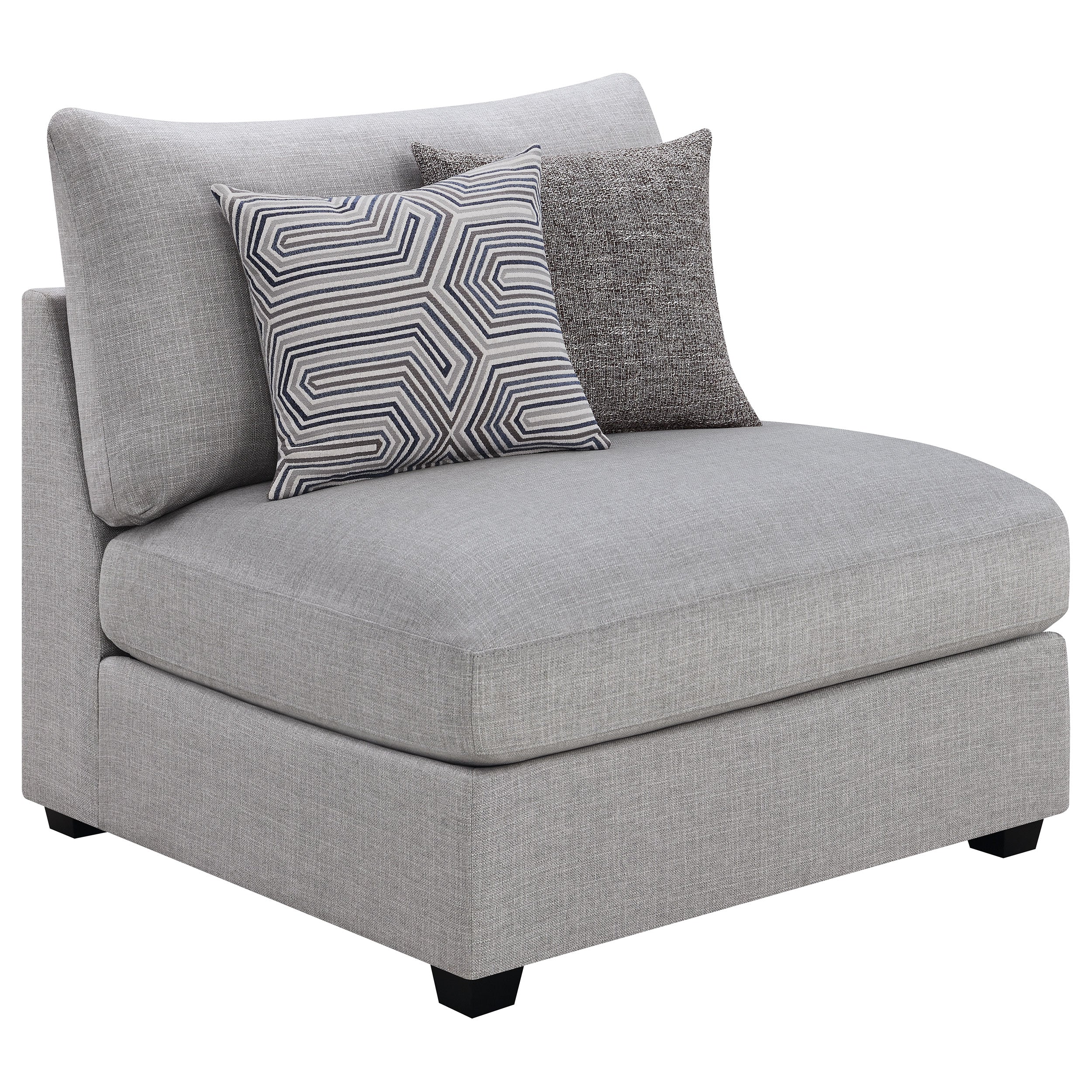 Cambria Upholstered Modular Sectional Sofa Grey - Image 48