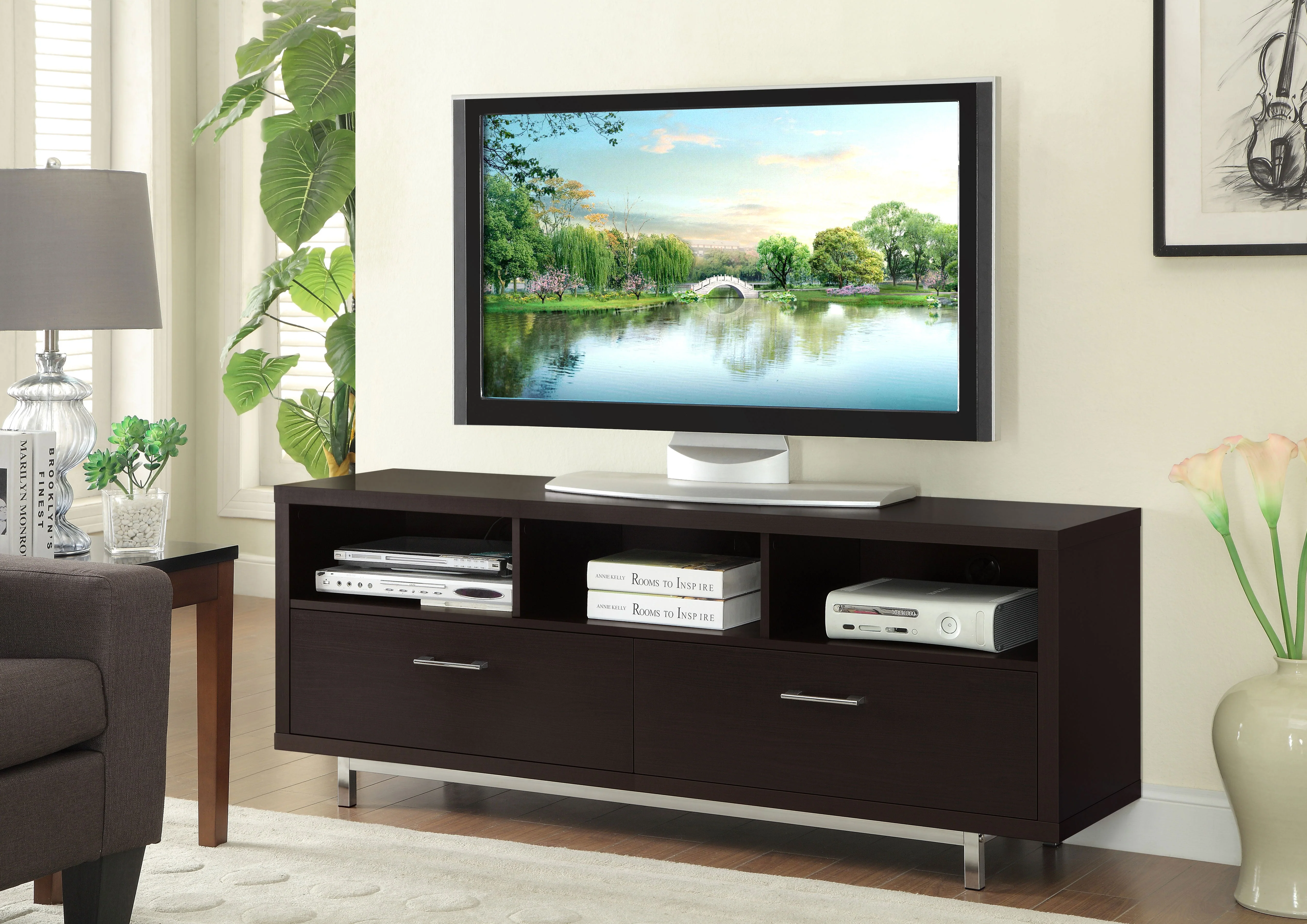 Casey 2-drawer Engineered Wood 60-inch TV Stand - Image 6