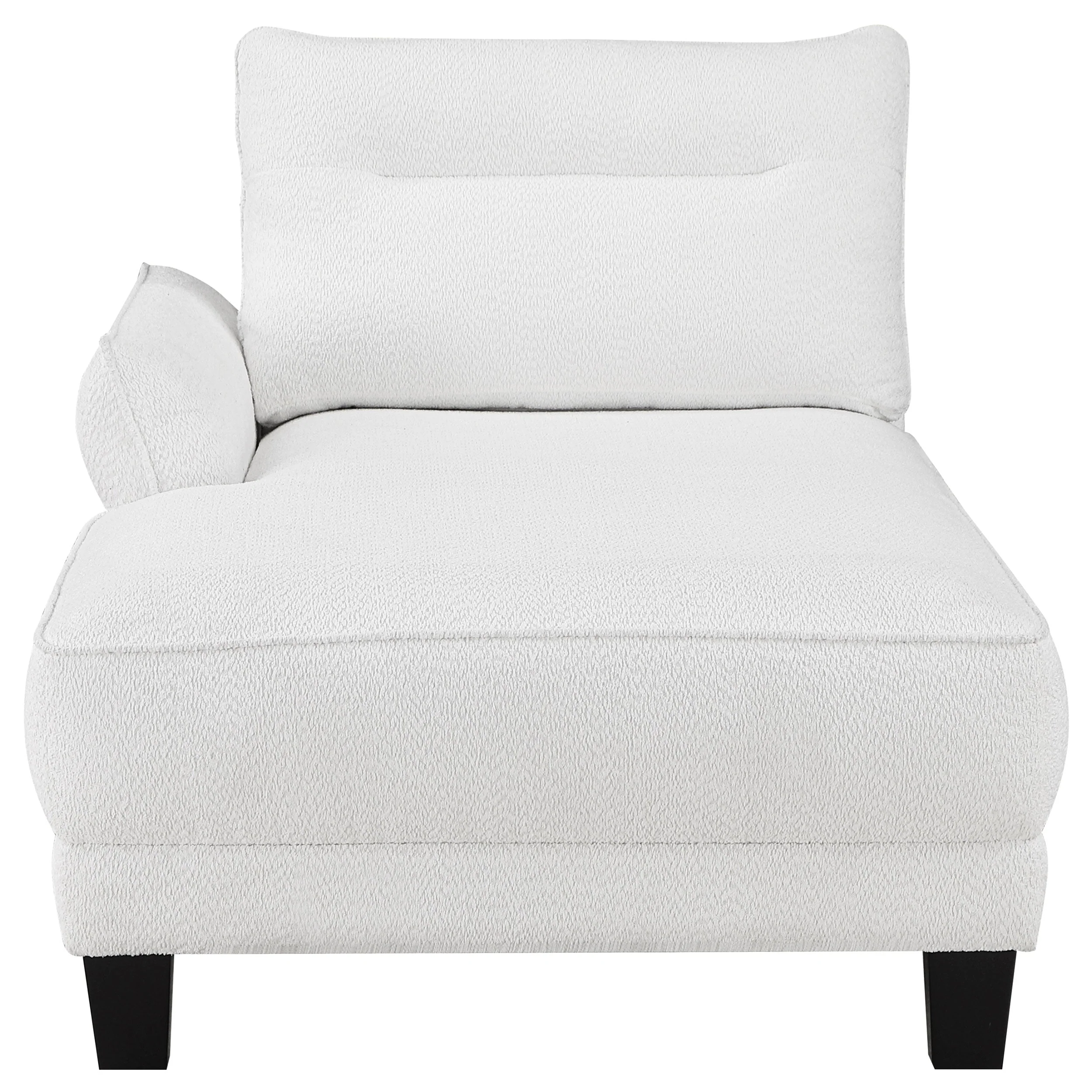 Caspian Upholstered Curved Arm Chaise Sectional Sofa - Image 14