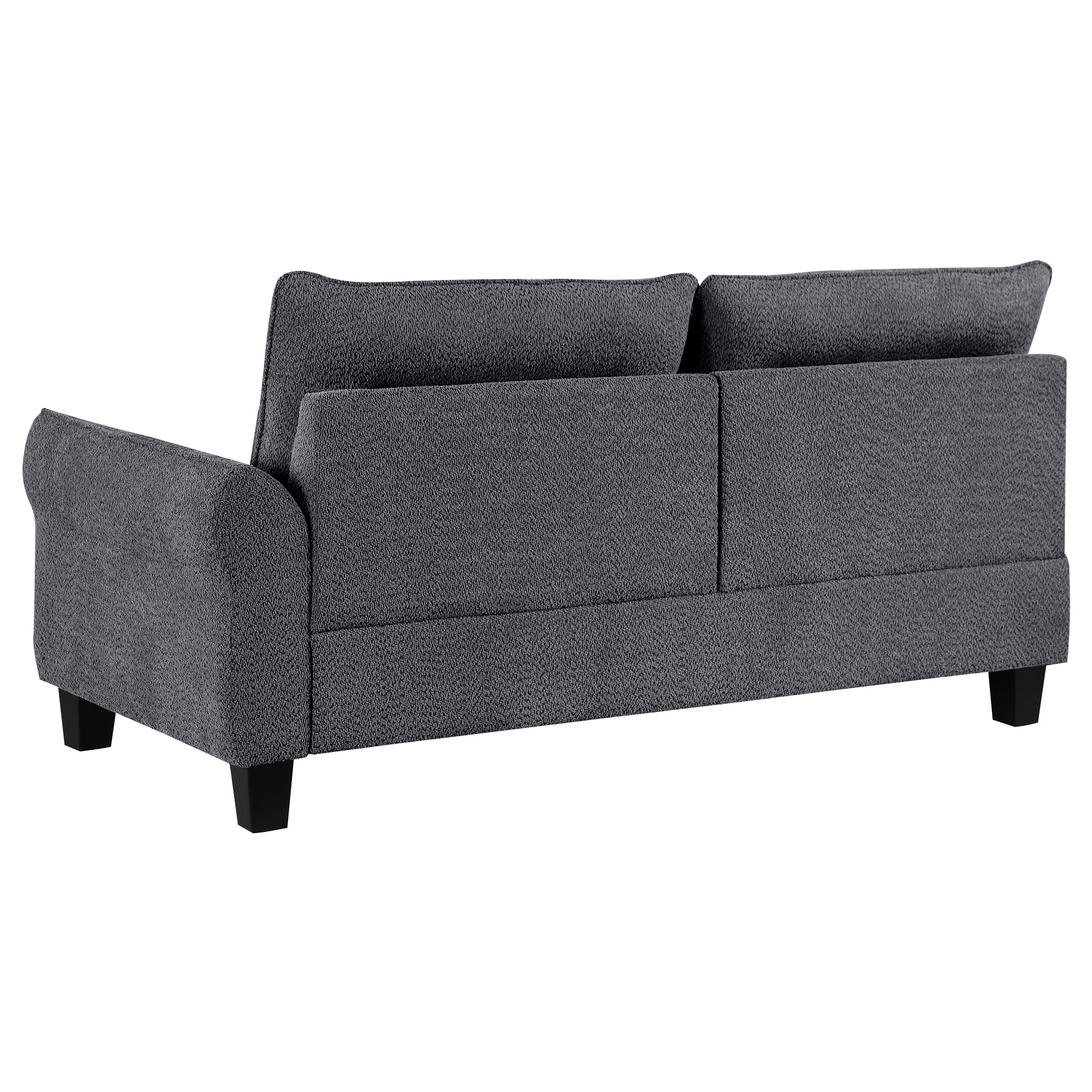 Caspian Upholstered Curved Arm Chaise Sectional Sofa - Image 21