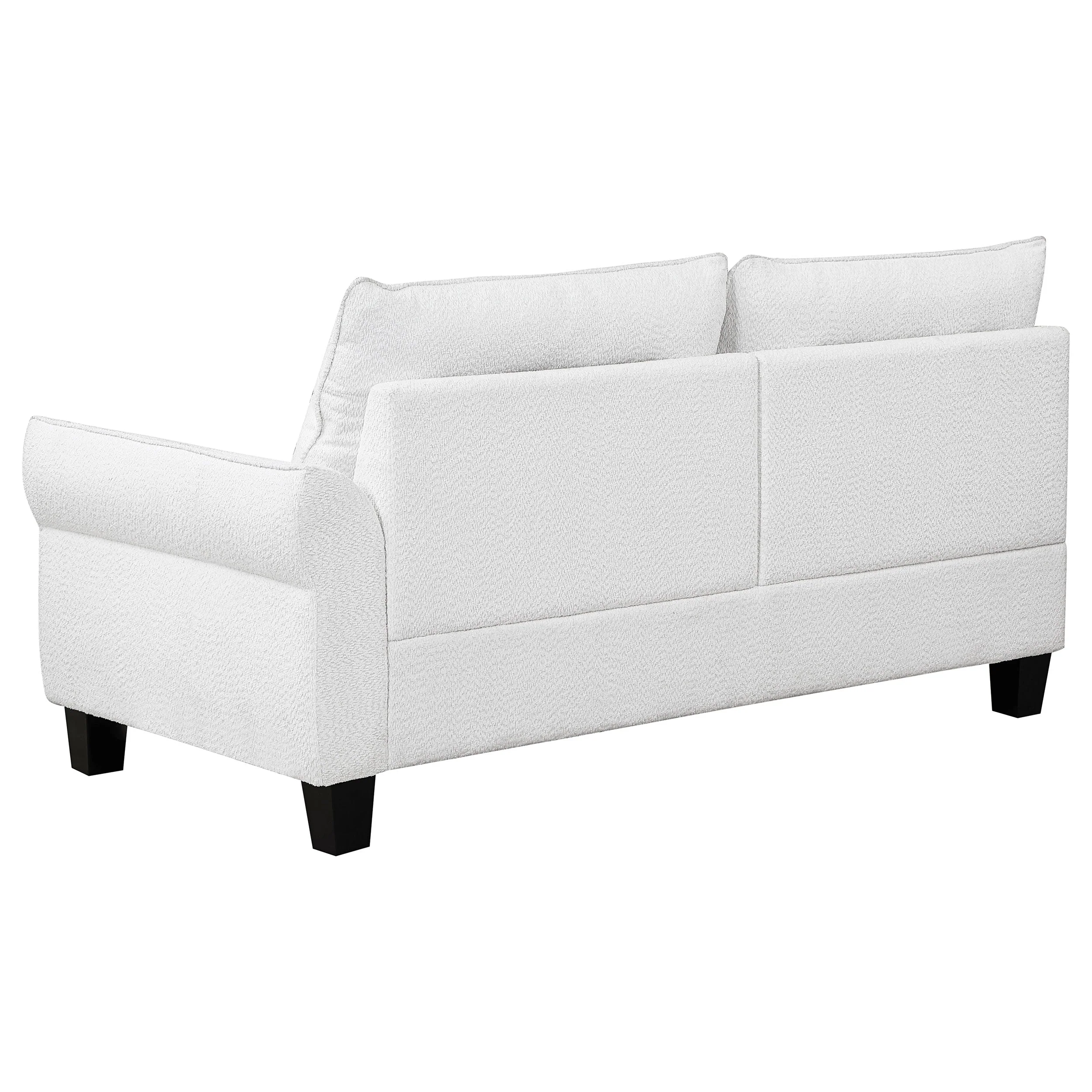Caspian Upholstered Curved Arm Chaise Sectional Sofa - Image 22