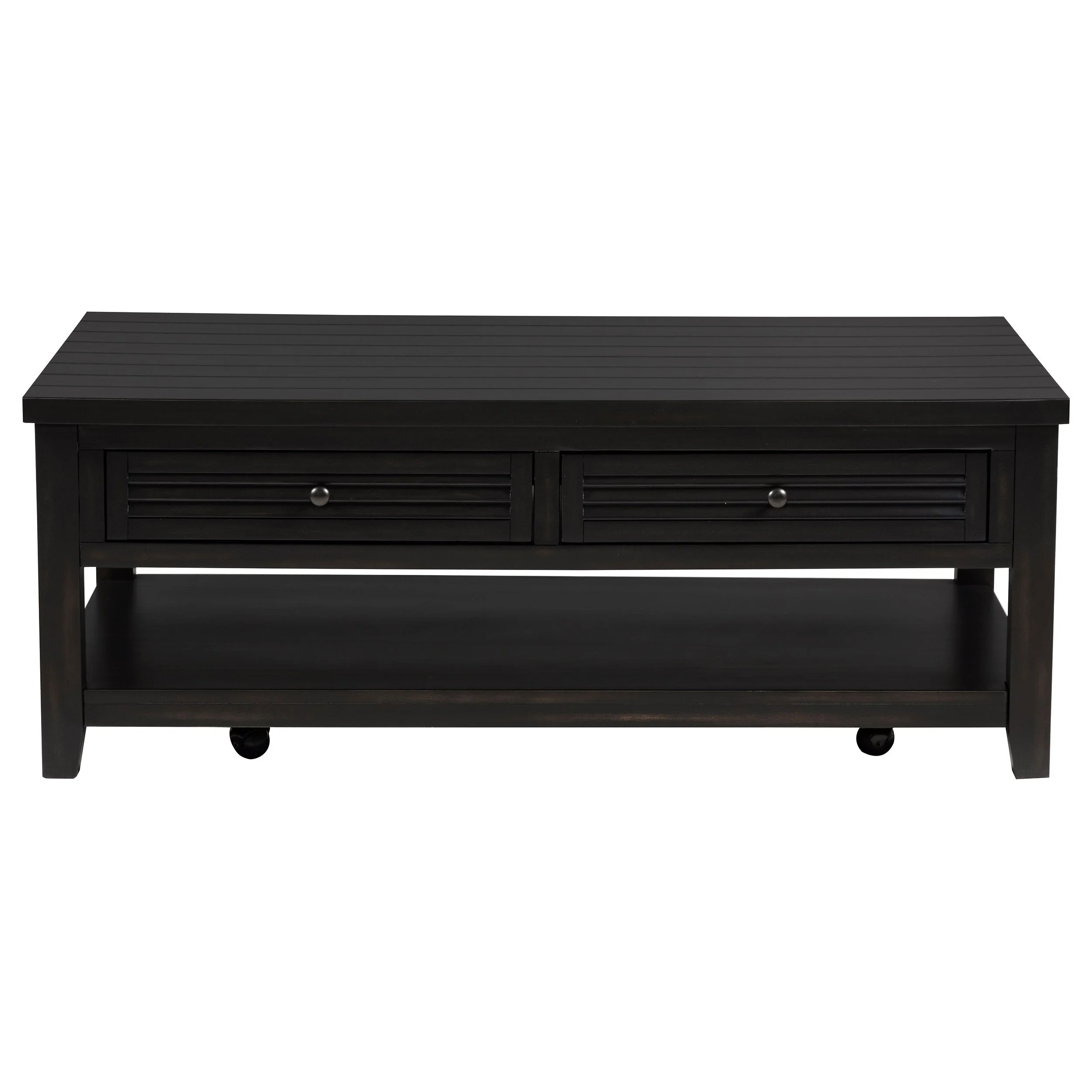 Concord Coffee and End Table Set Distressed Java - Image 17