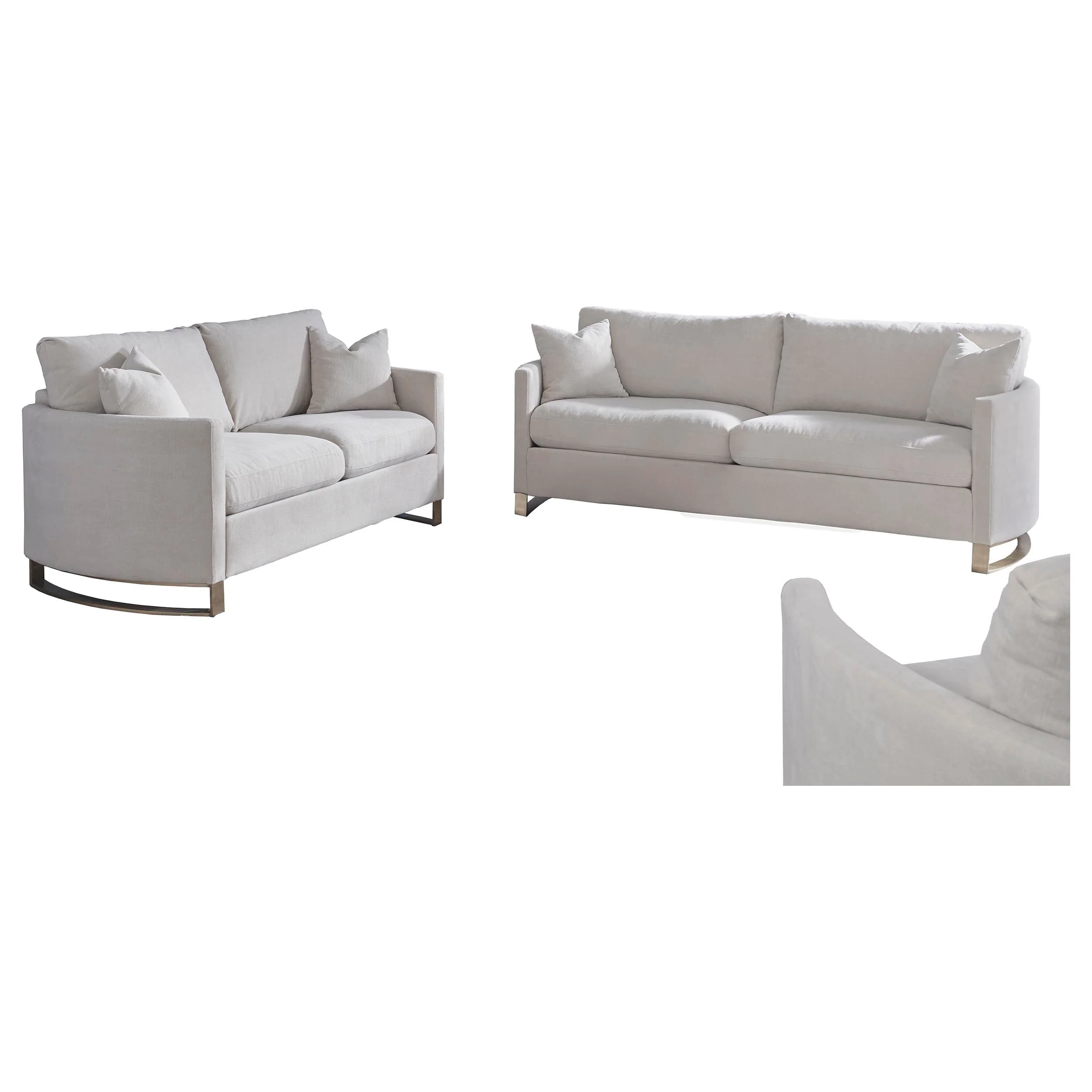 Corliss Velvet Upholstered Sofa Set - Image 12