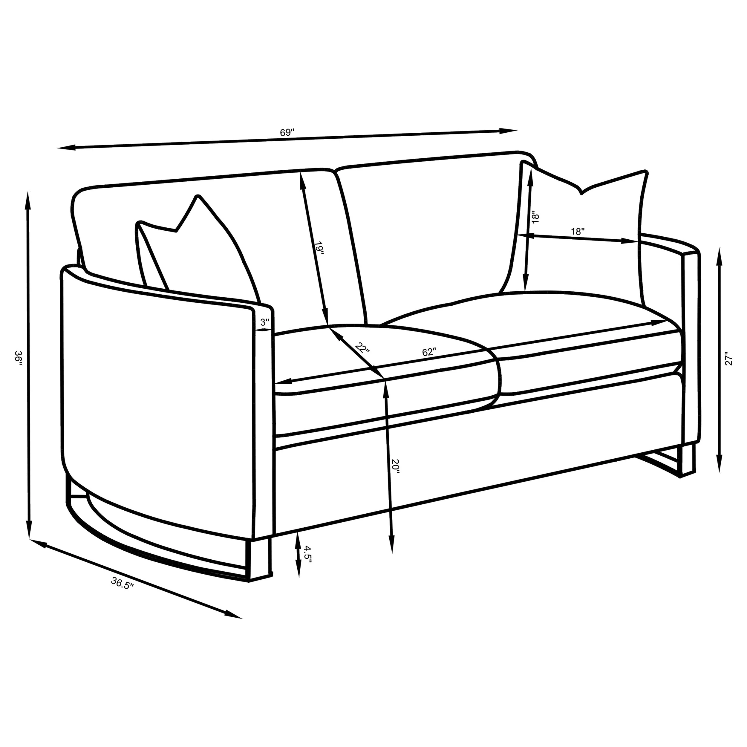 Corliss Velvet Upholstered Sofa Set - Image 47