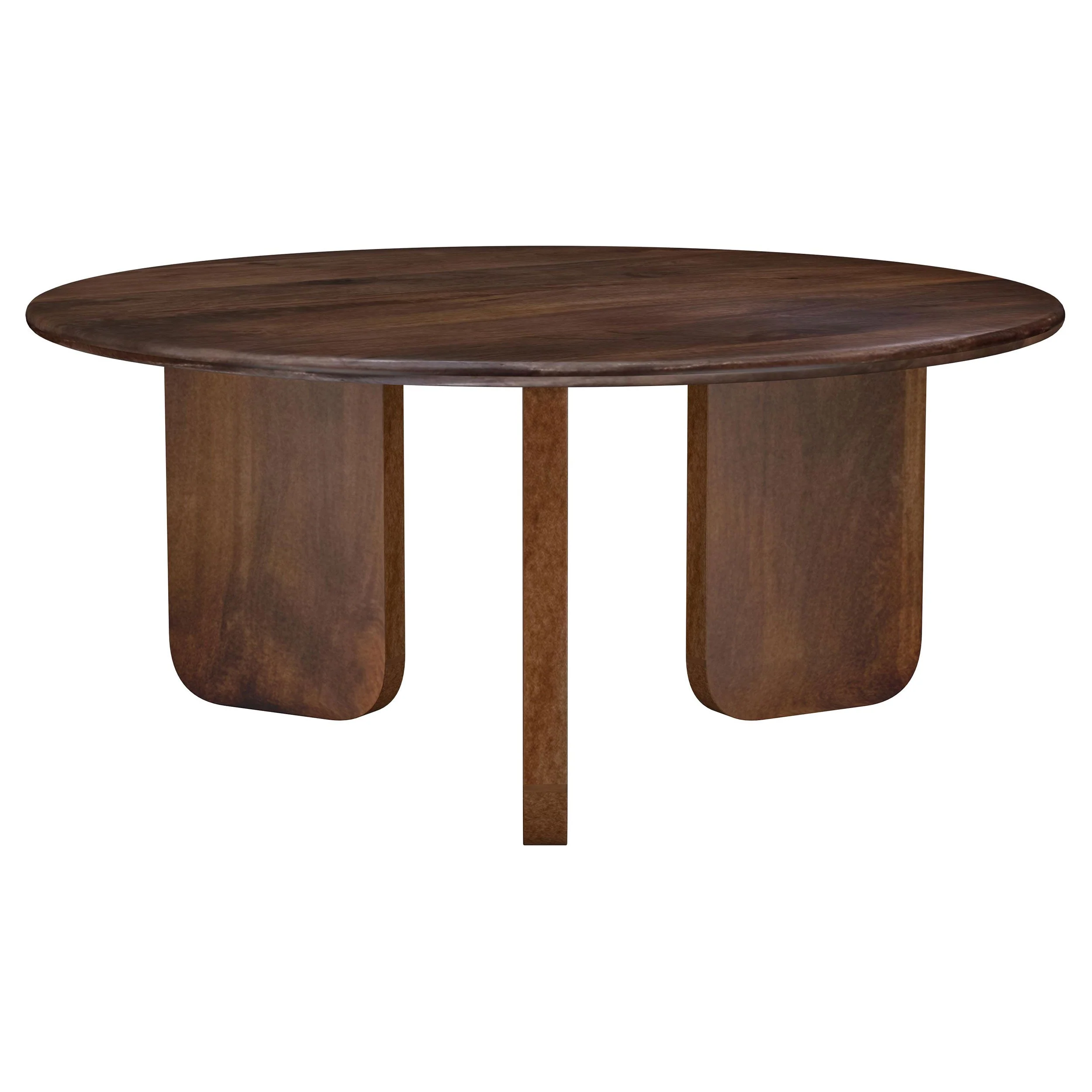 Dale Solid Wood Coffee and End Table Set Brown - Image 16